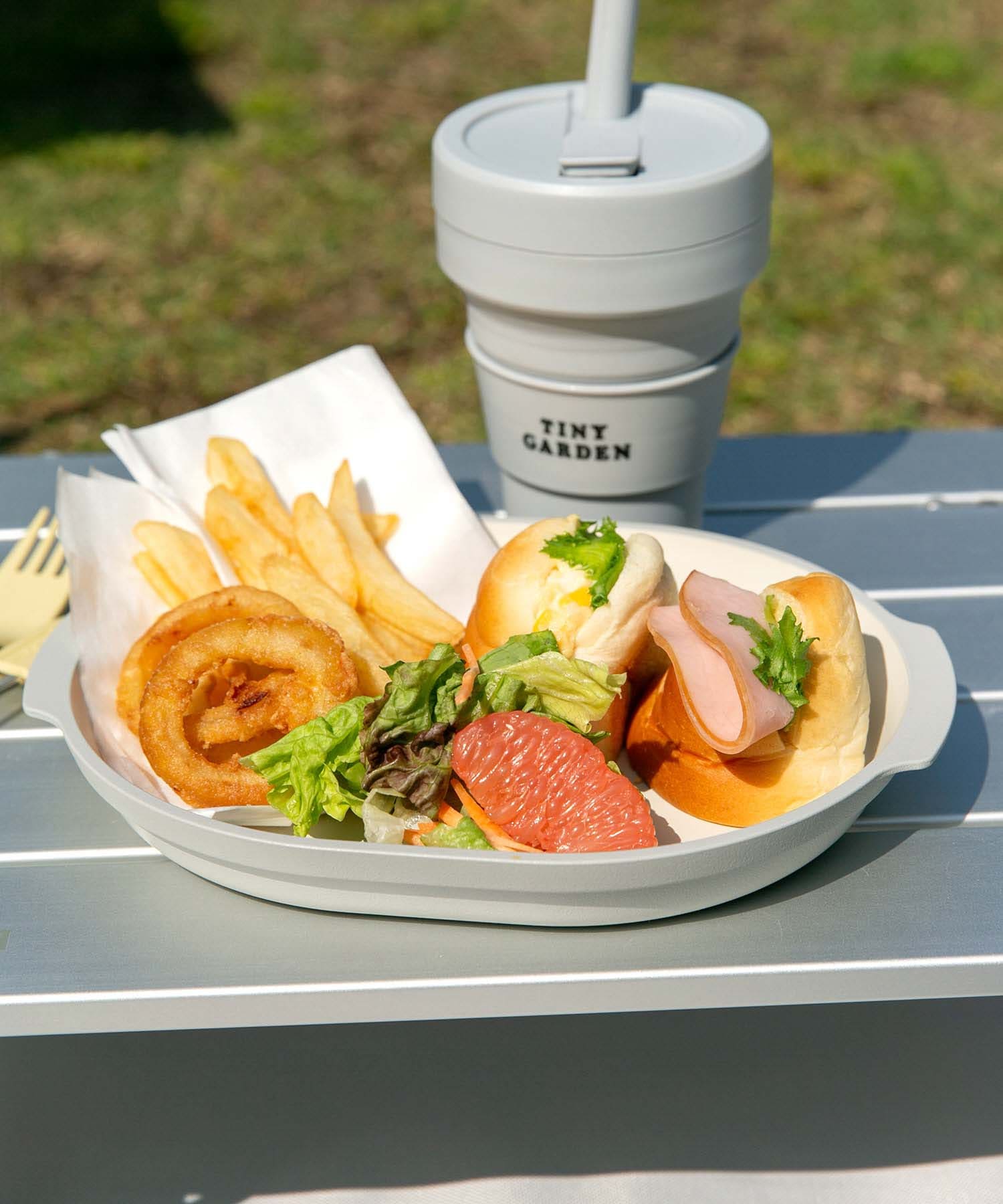TINY GARDEN PRODUCTS　ピクニックオーバルプレート GRAY one
