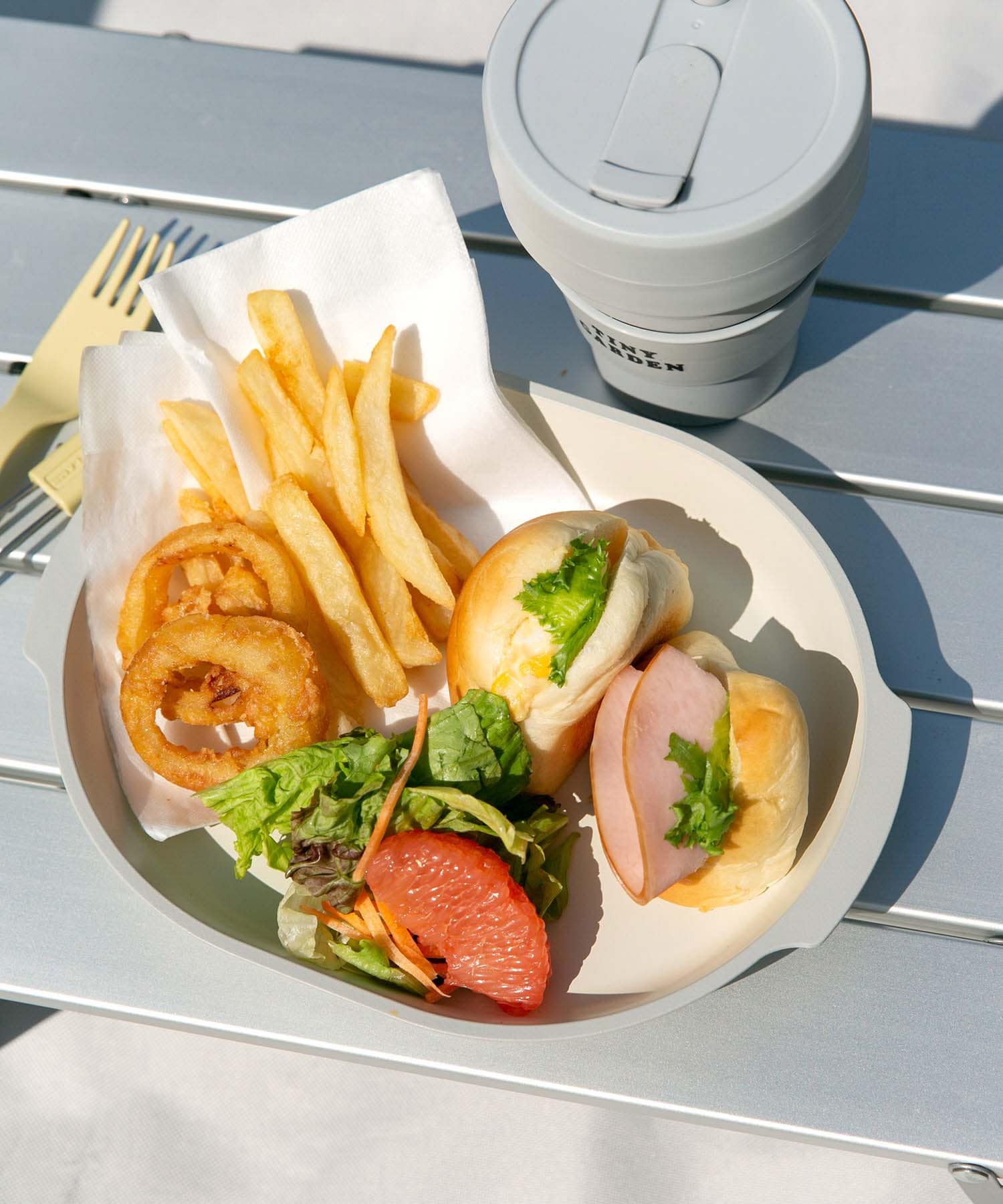 TINY GARDEN PRODUCTS　ピクニックオーバルプレート GRAY one