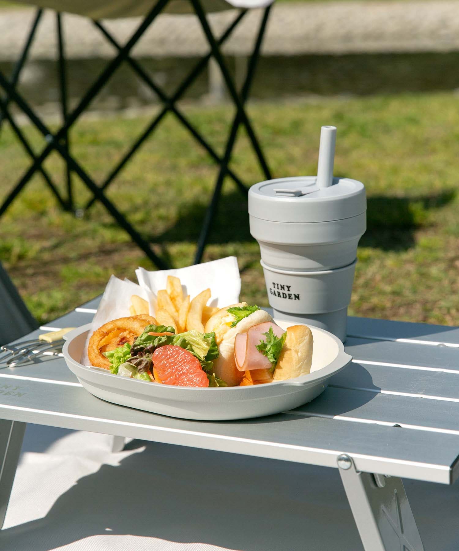 TINY GARDEN PRODUCTS　ピクニックオーバルプレート GRAY one