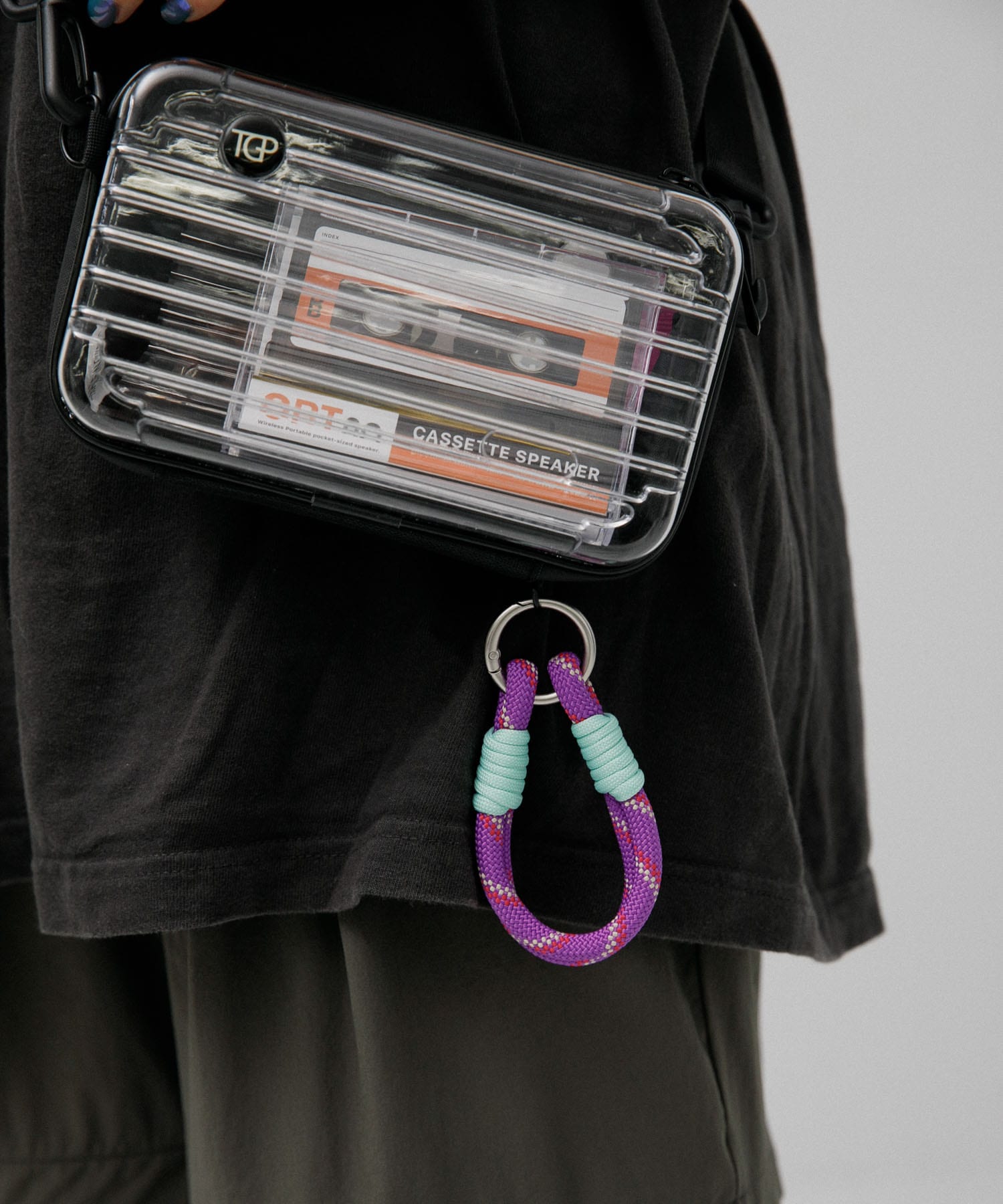 TINY GARDEN PRODUCTS　マルチユースキーホルダー PURPLE one
