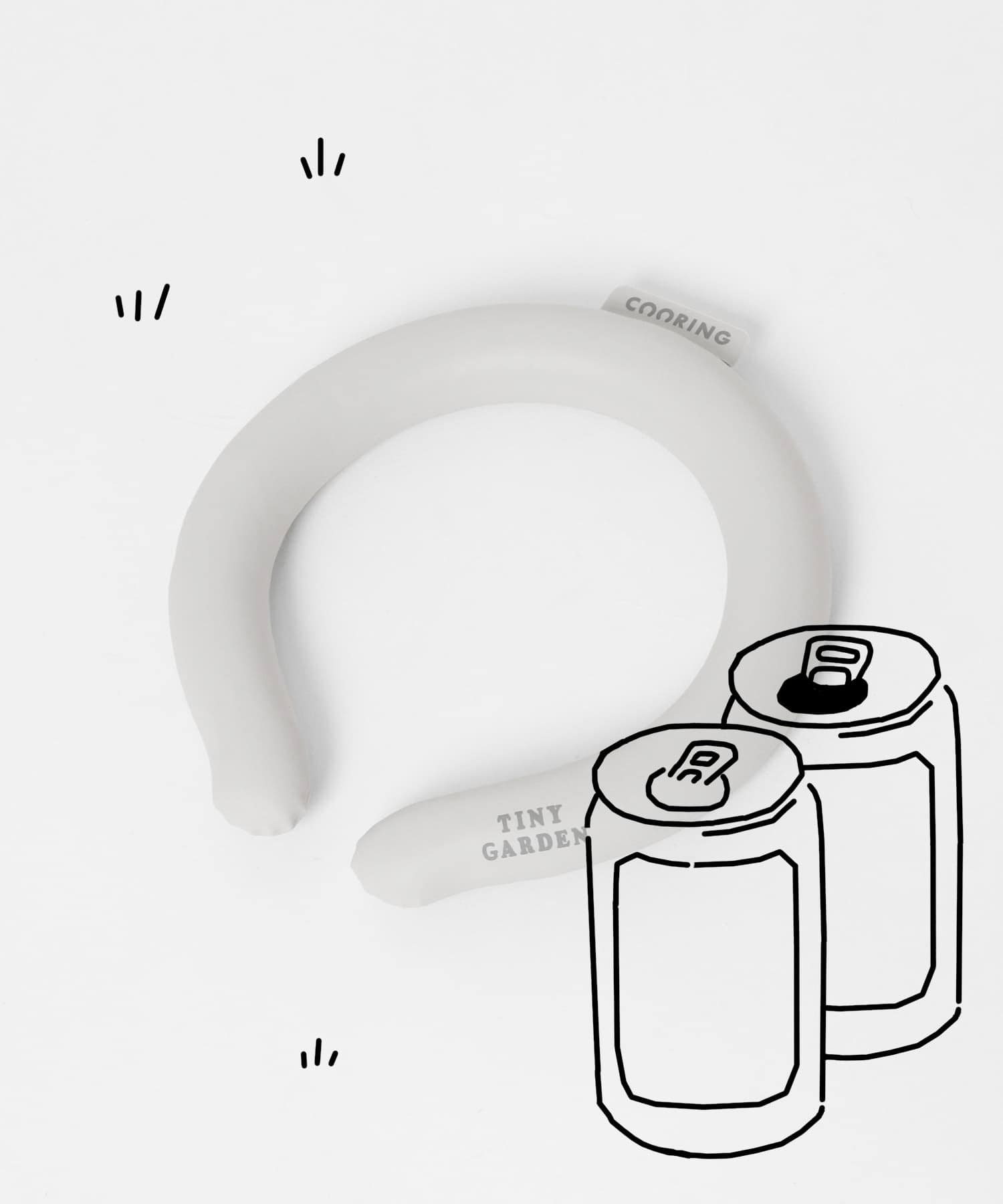 TINY GARDEN PRODUCTS　アイスクーリング GRAY M