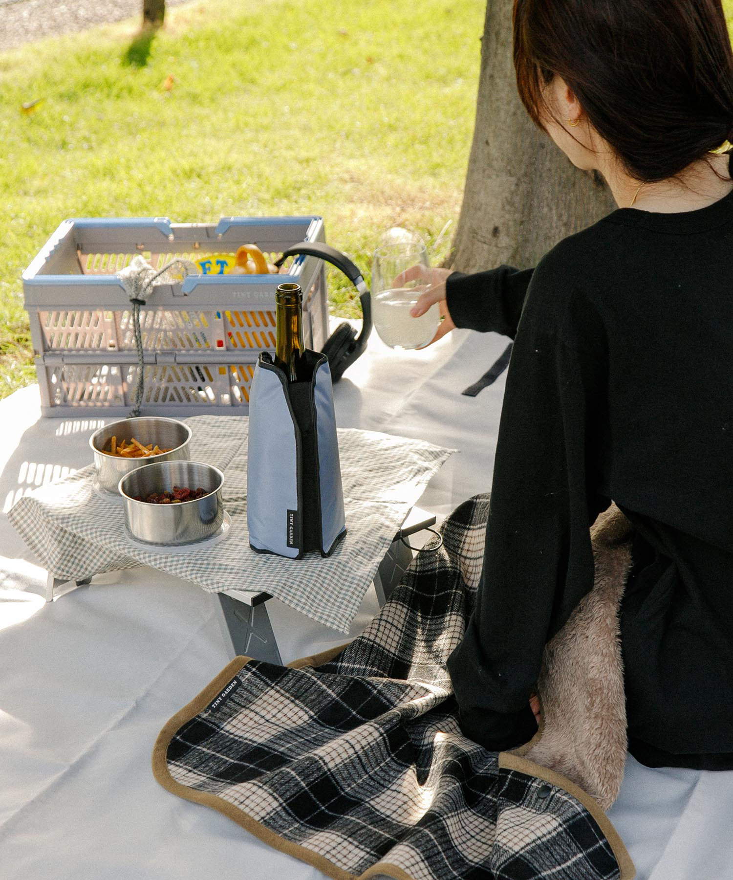 TINY GARDEN PRODUCTS　プレイフルワインクーラー GRAY one