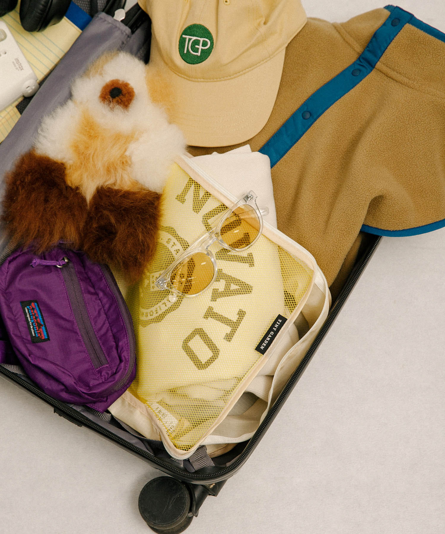 TINY GARDEN PRODUCTS　トラベルポーチ 6Pセット BEIGE one