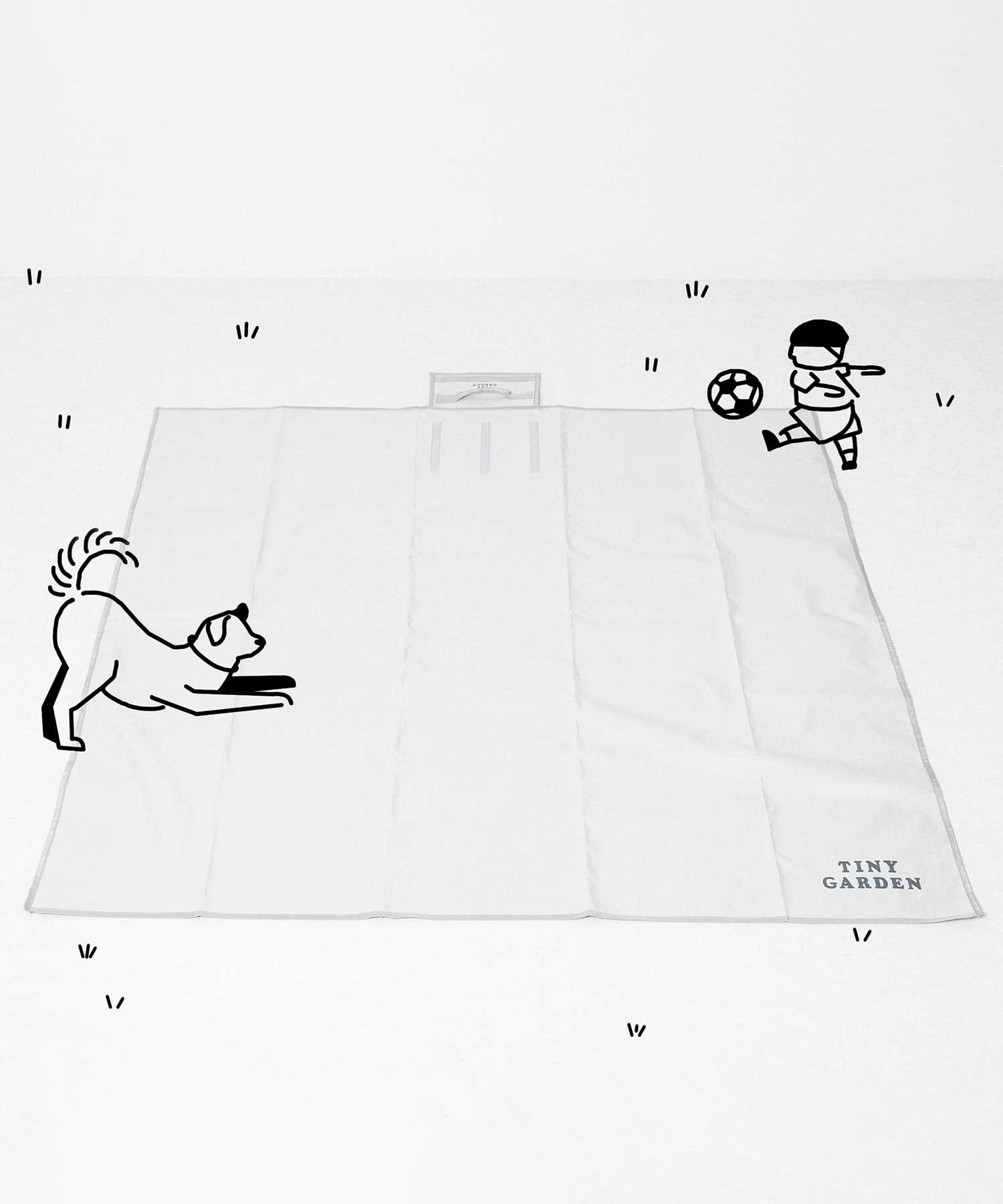 TINY GARDEN PRODUCTS　ピクニックグランドシート GRAY one