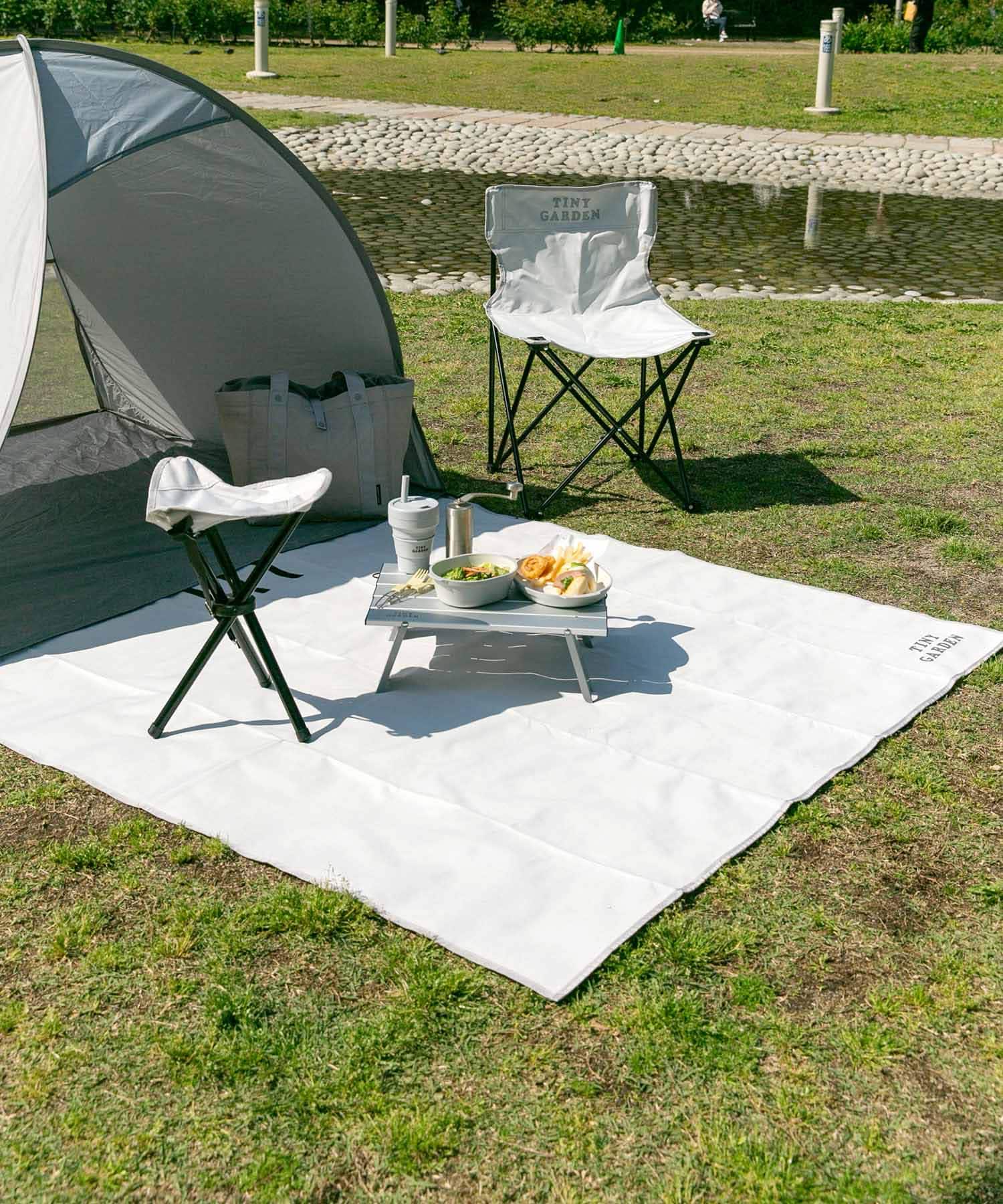 TINY GARDEN PRODUCTS　ピクニックグランドシート GRAY one