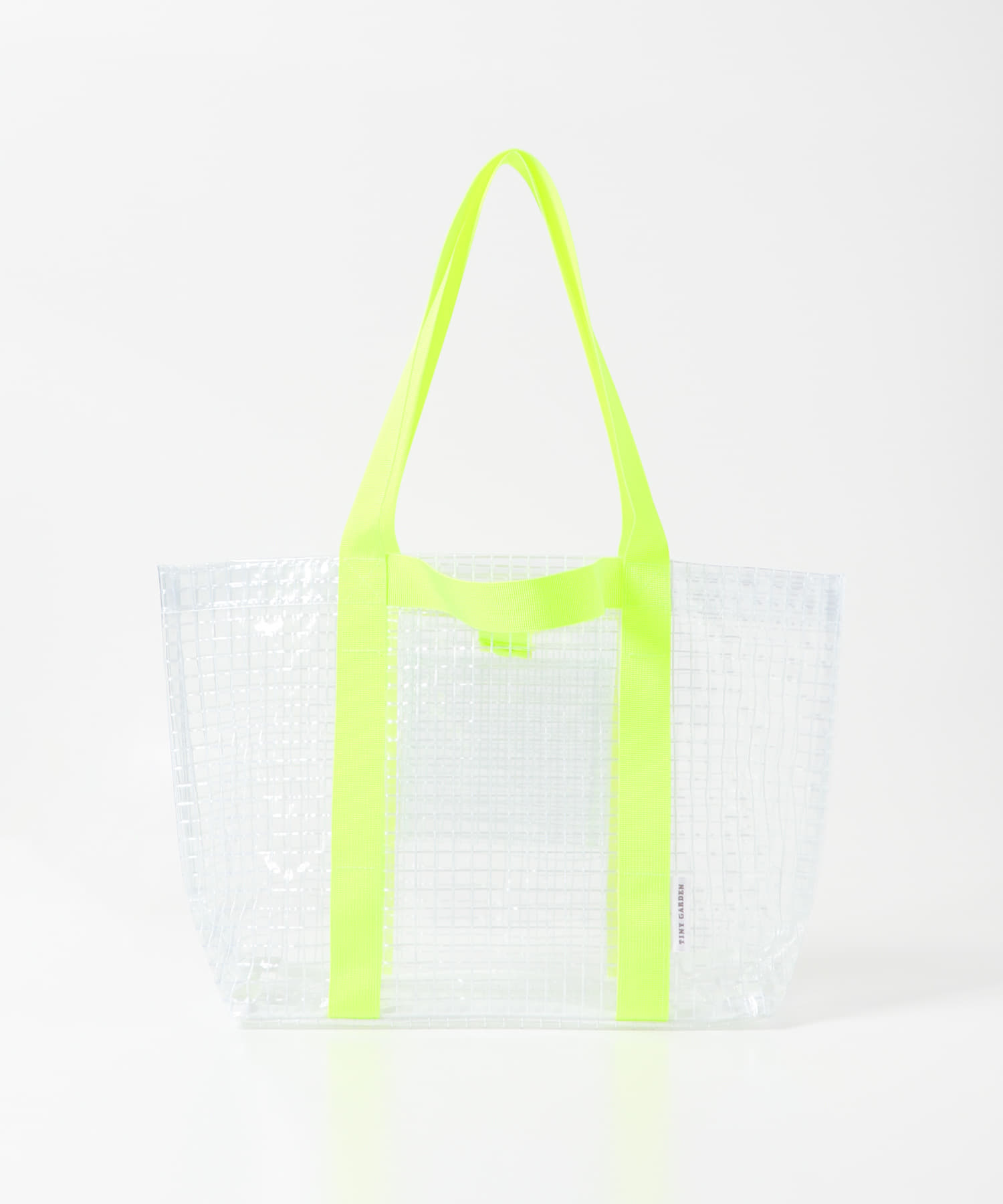 TINY GARDEN PRODUCTS　マルチユースクリアバッグ M NEONYELLOW M