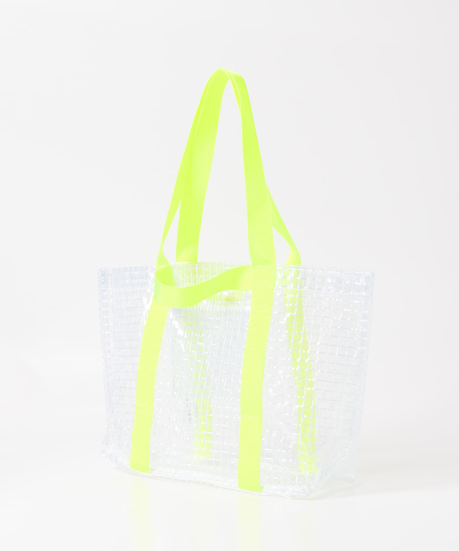 TINY GARDEN PRODUCTS　マルチユースクリアバッグ M NEONYELLOW M