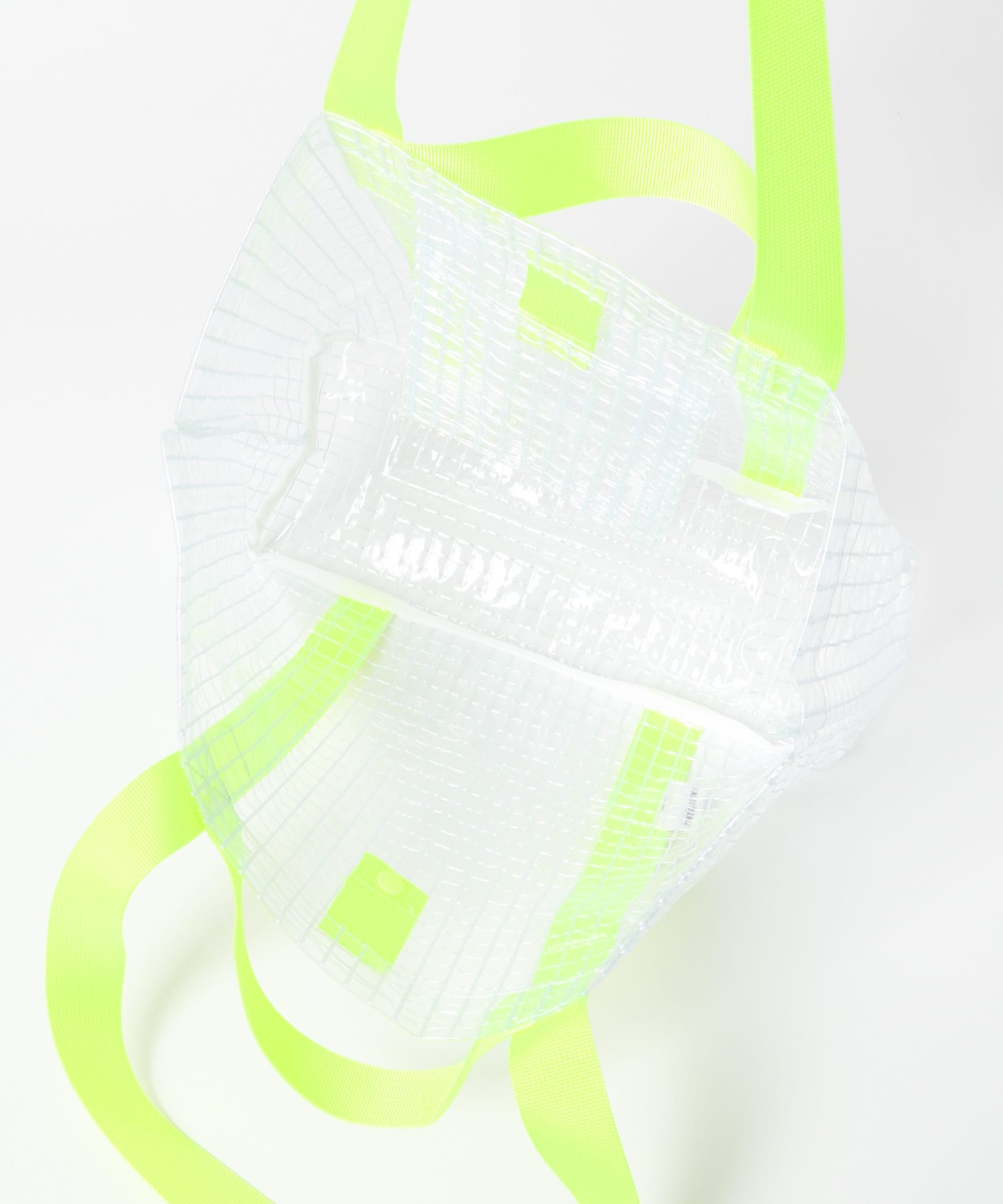 TINY GARDEN PRODUCTS　マルチユースクリアバッグ M NEONYELLOW M