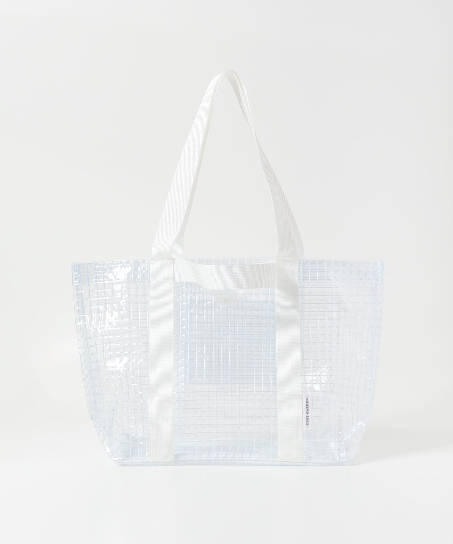 TINY GARDEN PRODUCTS　マルチユースクリアバッグ M WHITE M