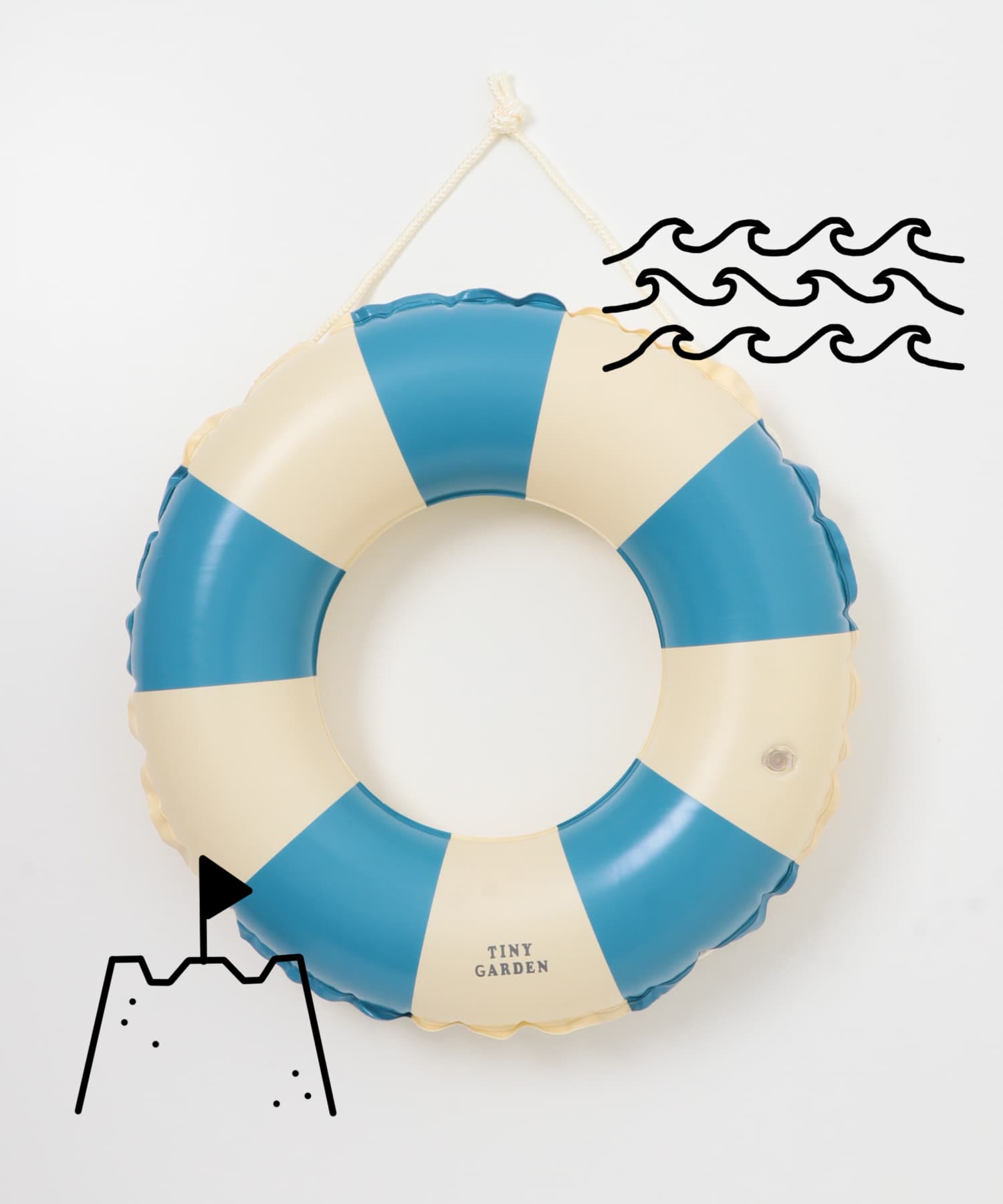 TINY GARDEN PRODUCTS　キッズスイムリング BLUE one