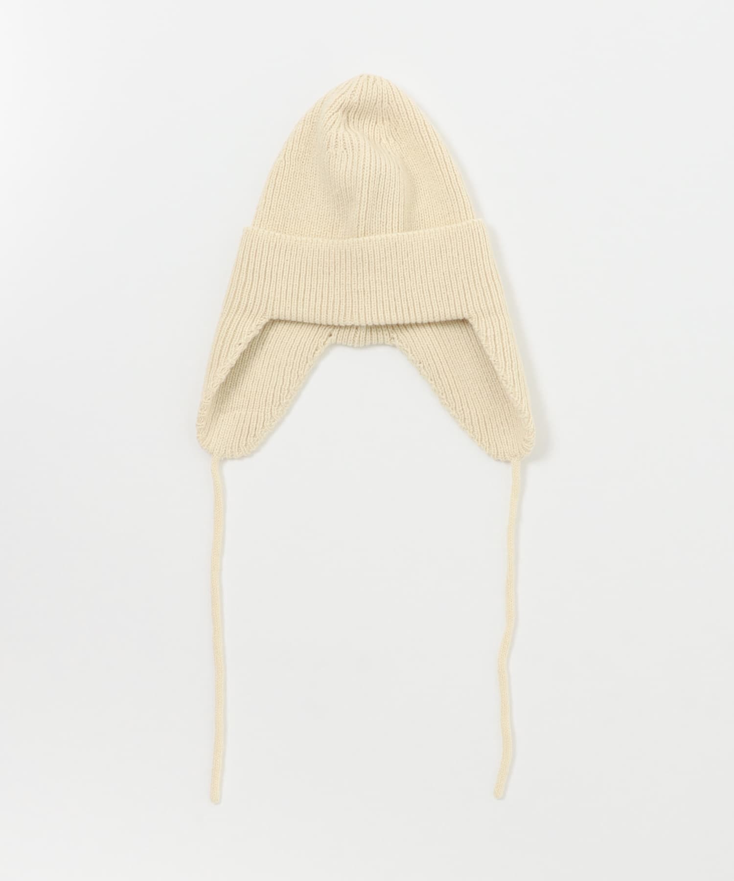 TINY GARDEN PRODUCTS フライトニットキャップ(one IVORY): 帽子