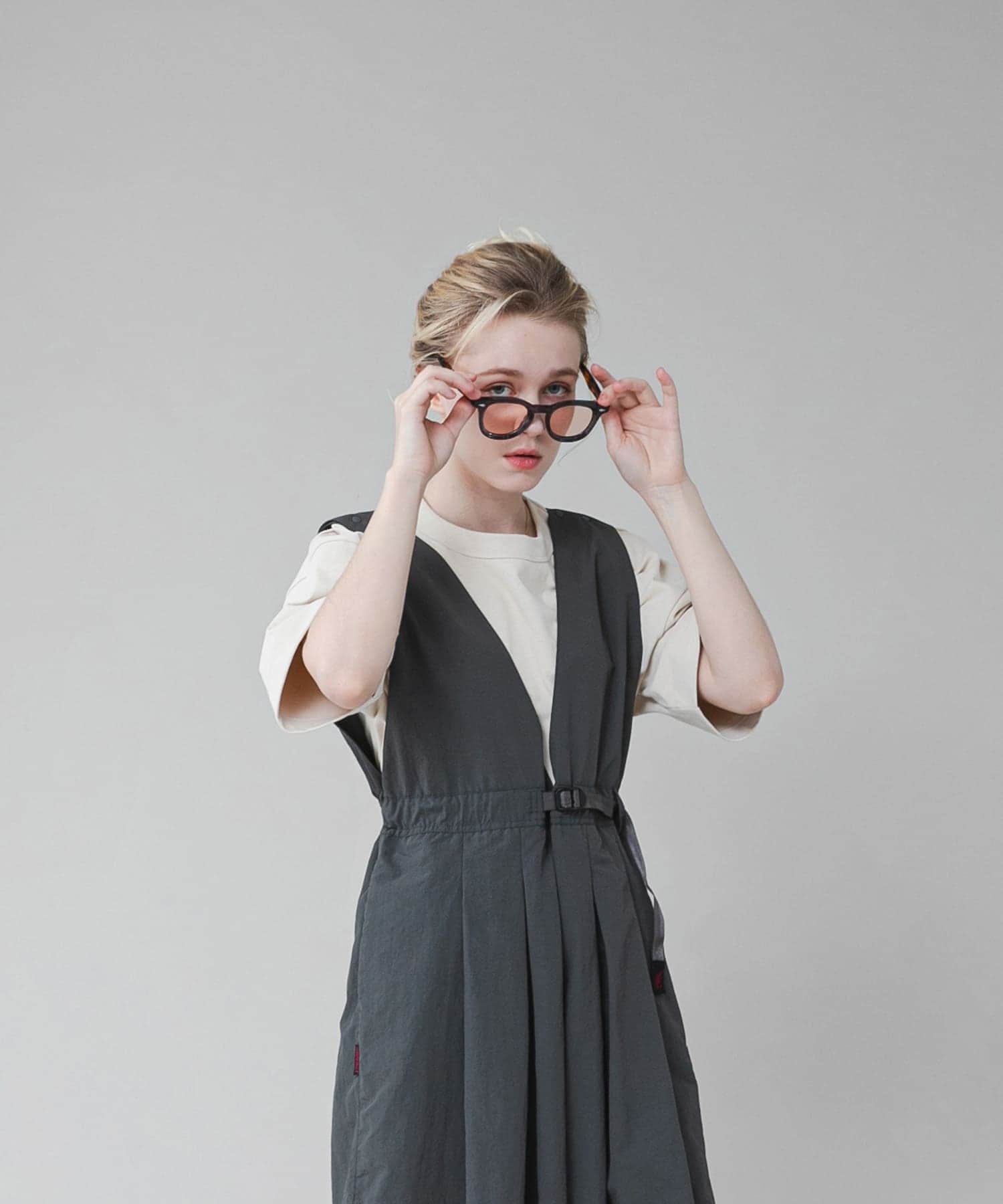 TINY GARDEN PRODUCTS　パークサングラス クリア GY×DEM/BR one