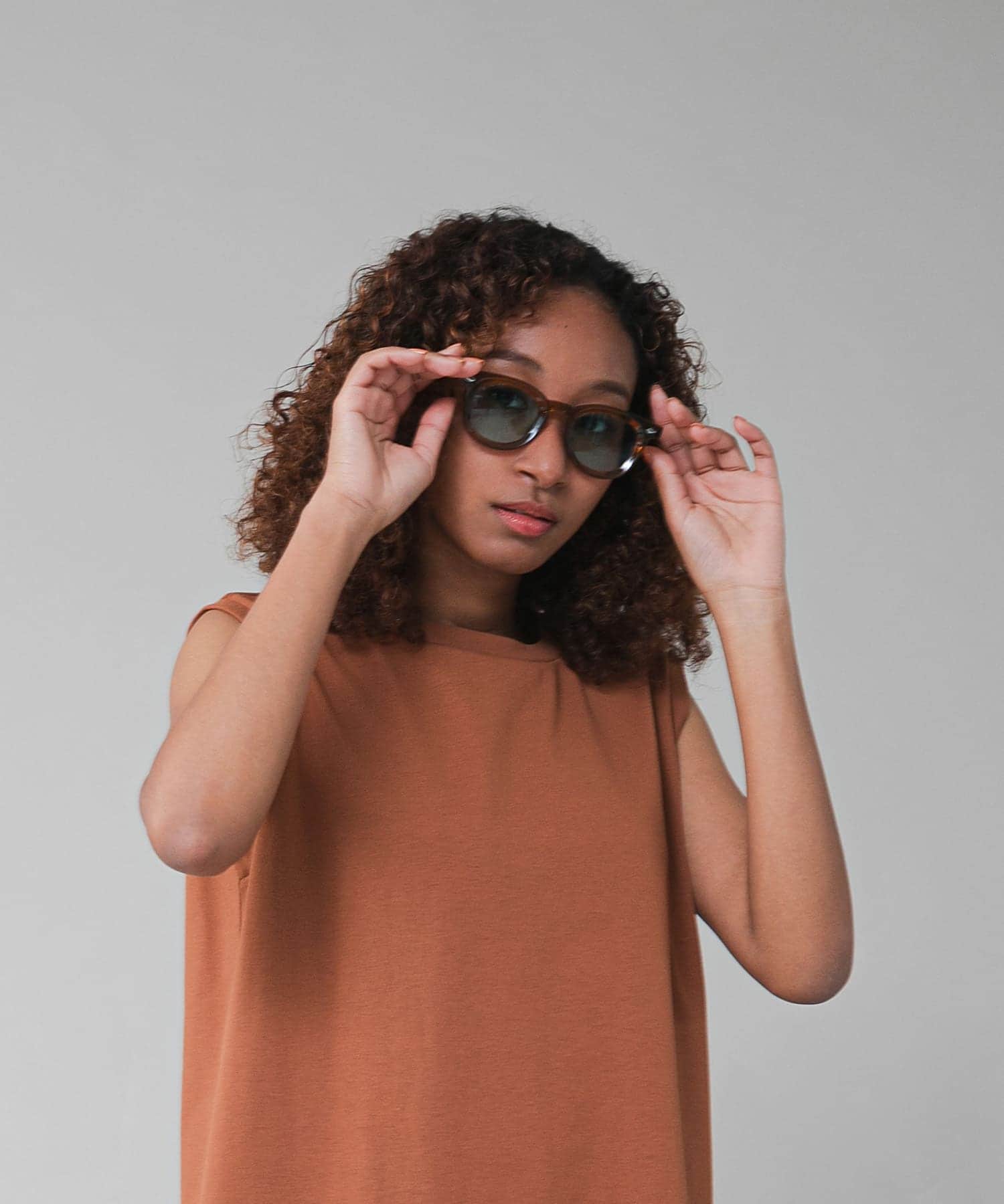 TINY GARDEN PRODUCTS　パークサングラス クリア BR×GR one