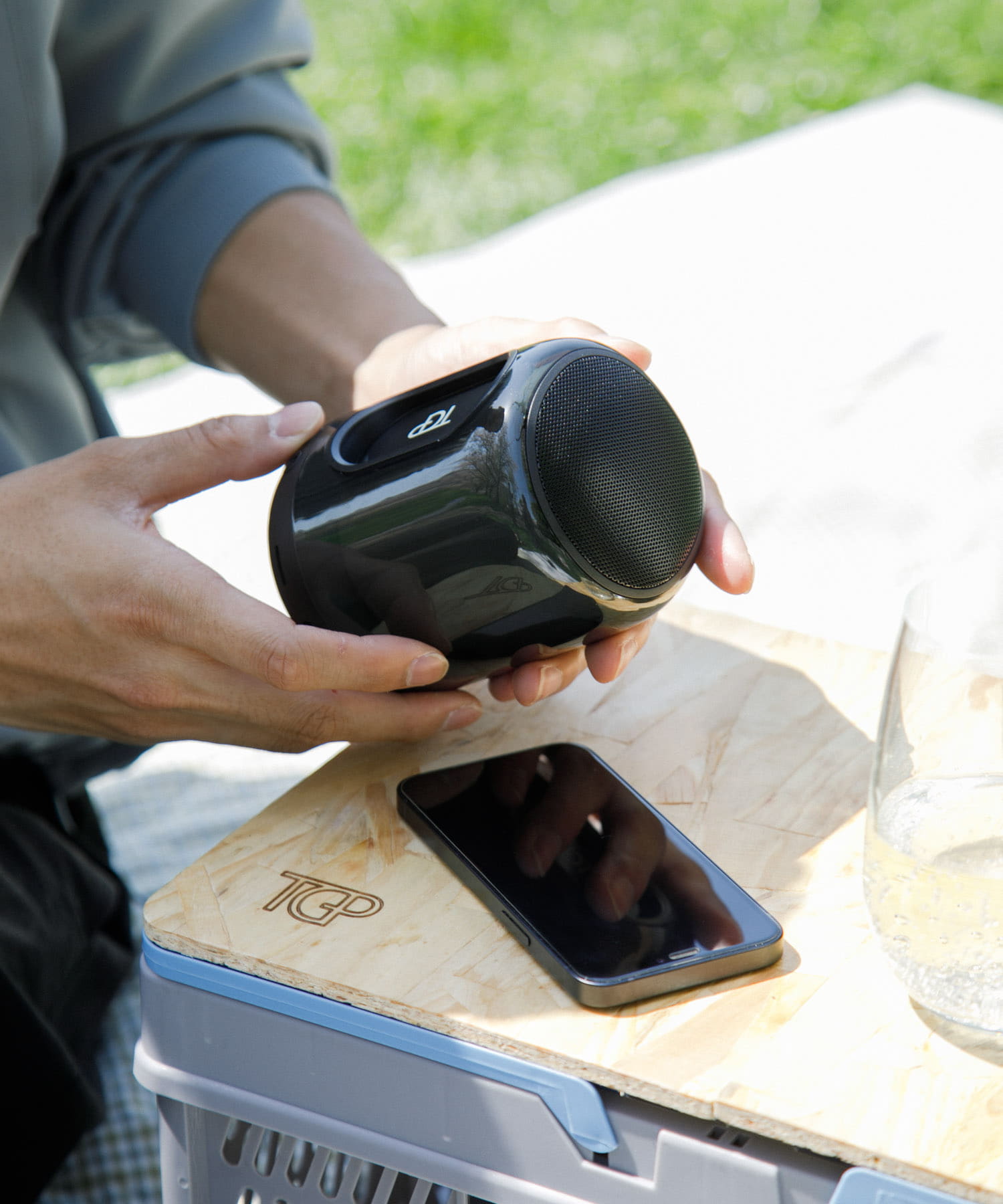 TINY GARDEN PRODUCTS　プレイフルスピーカー BLACK one