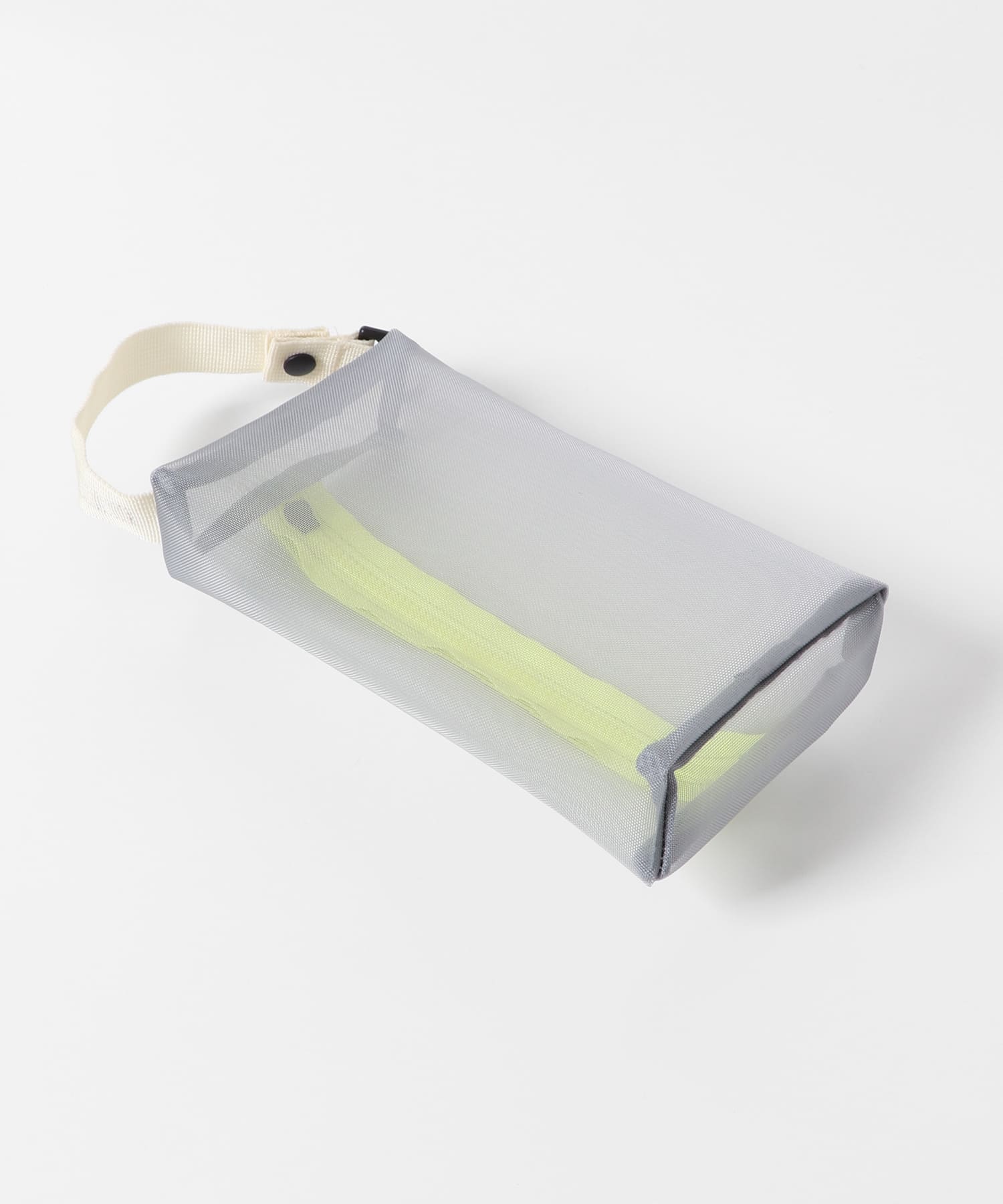 TINY GARDEN PRODUCTS　マルチユースメッシュポーチ ロング GRAY one