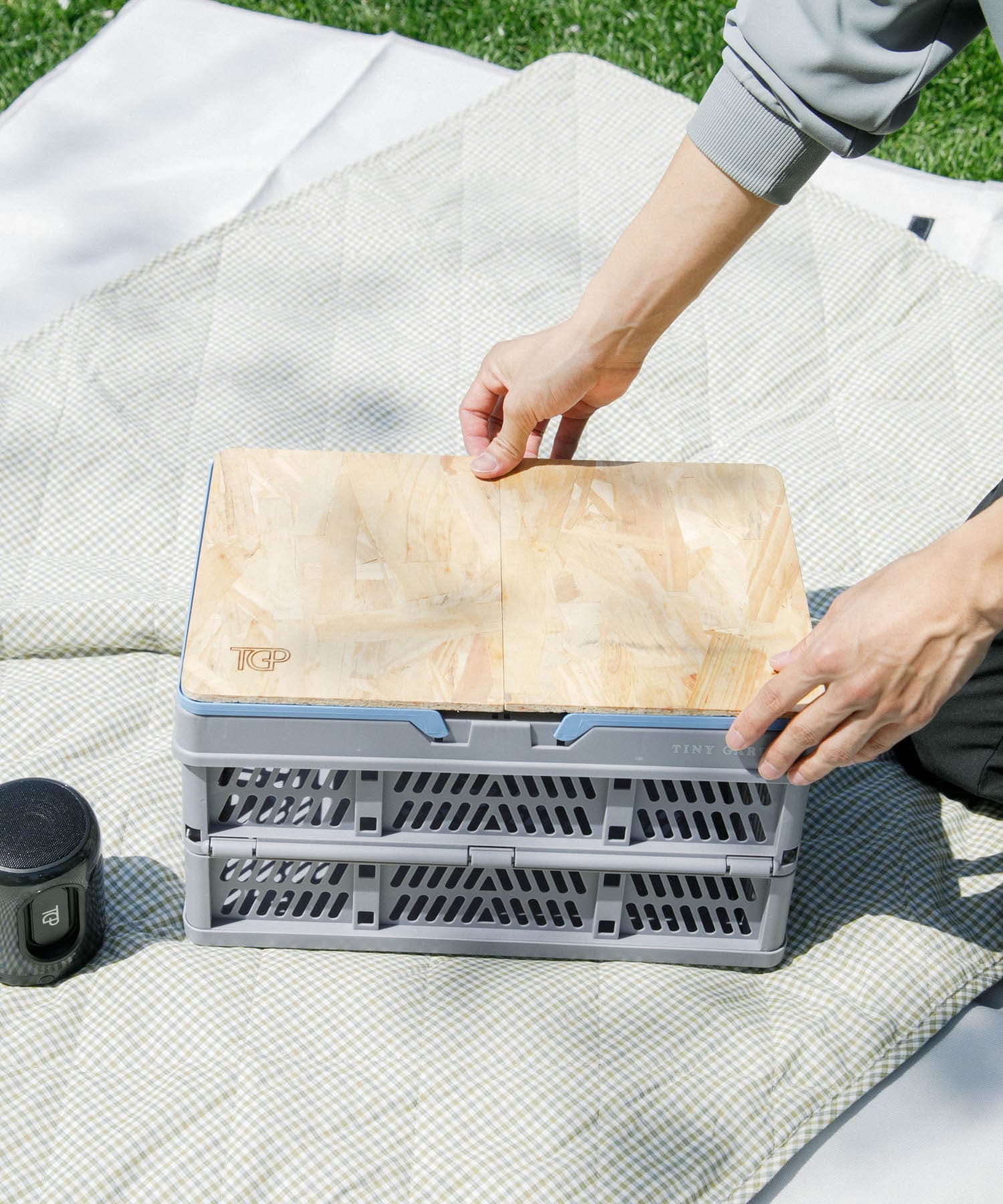 TINY GARDEN PRODUCTS　マルチユース テーブルトップ L.BROWN one