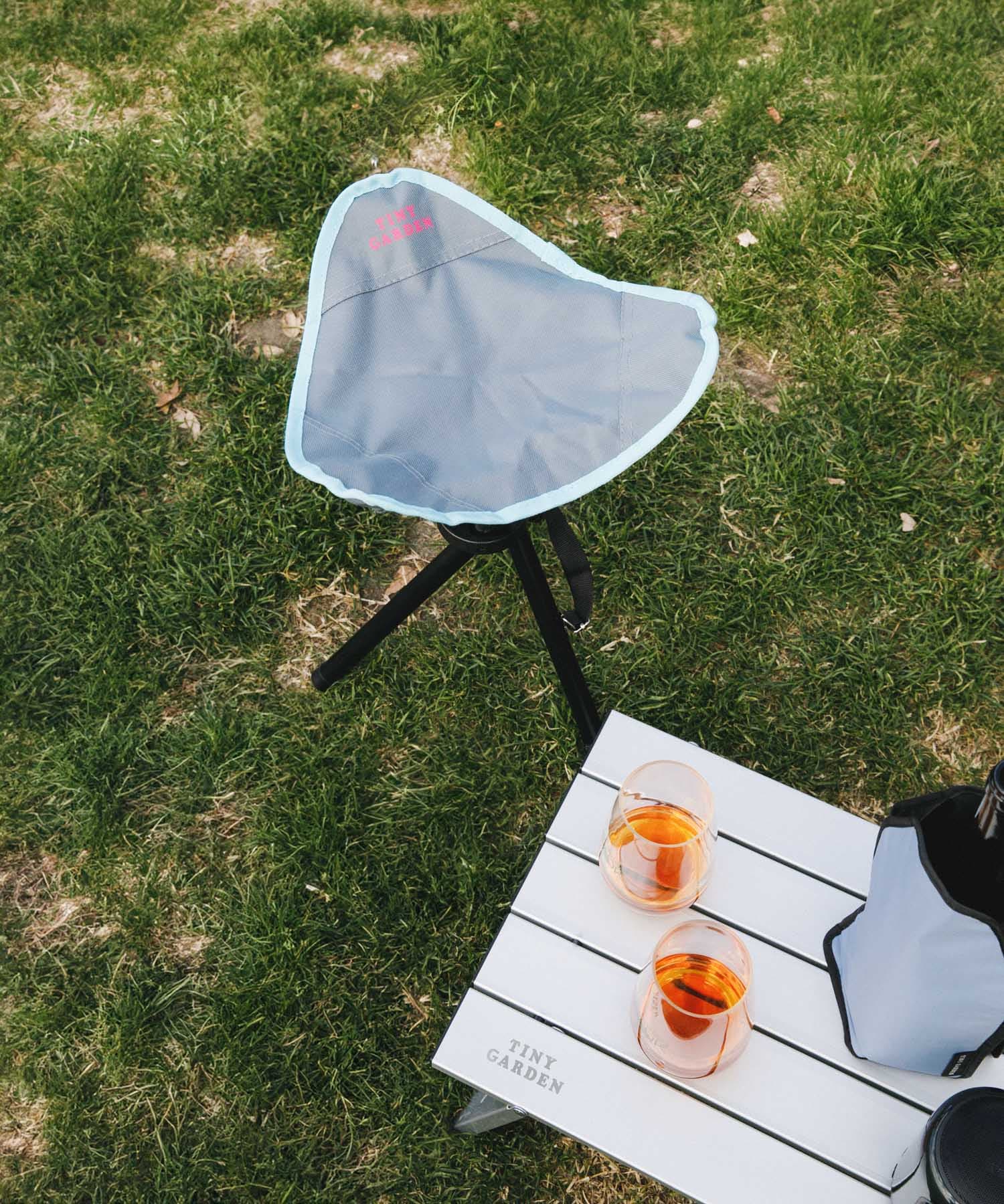 TINY GARDEN PRODUCTS　ピクニックトライアングルチェア GY×LBL FREE