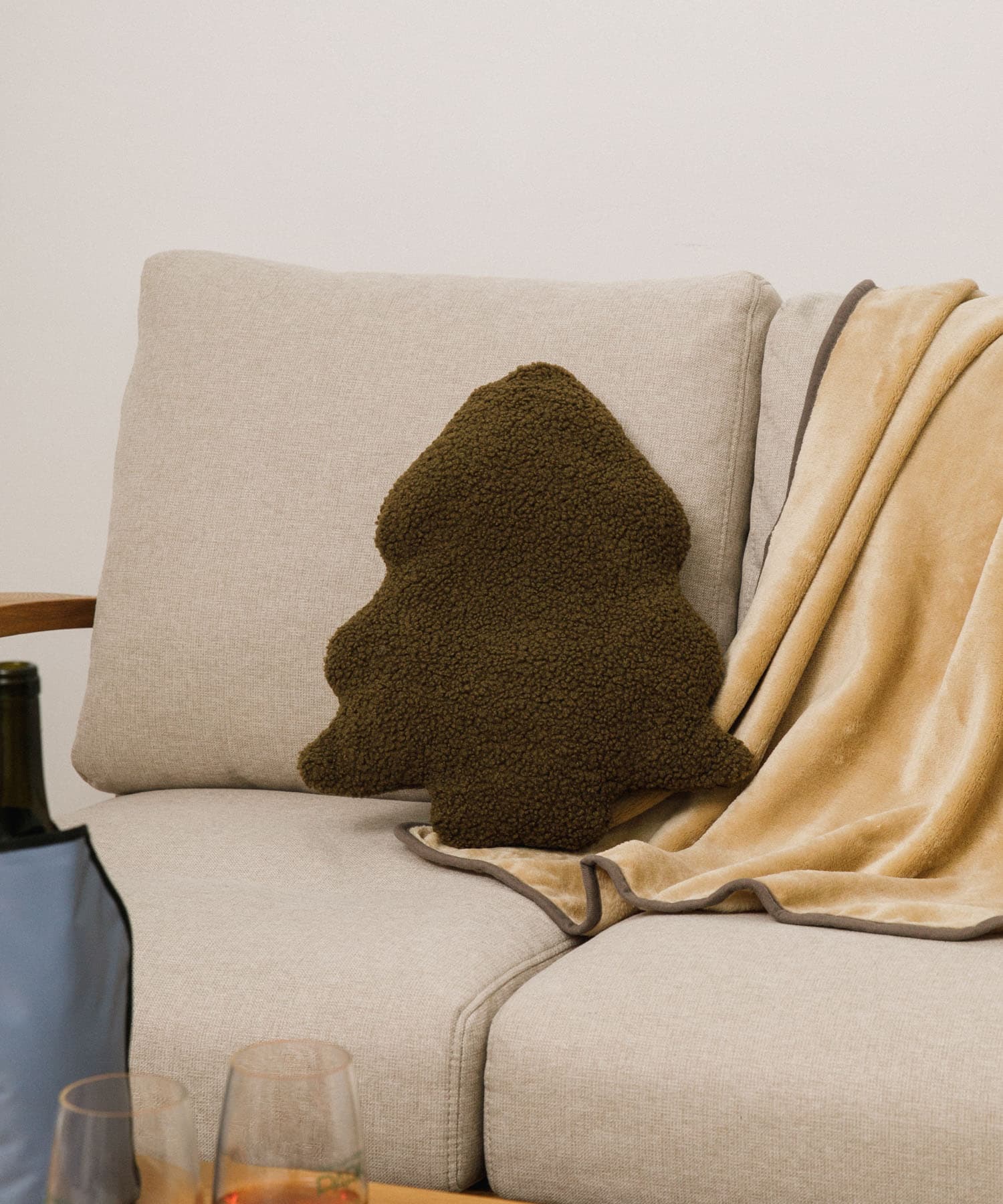 TINY GARDEN PRODUCTS　アクティブクッションブランケット TREE one