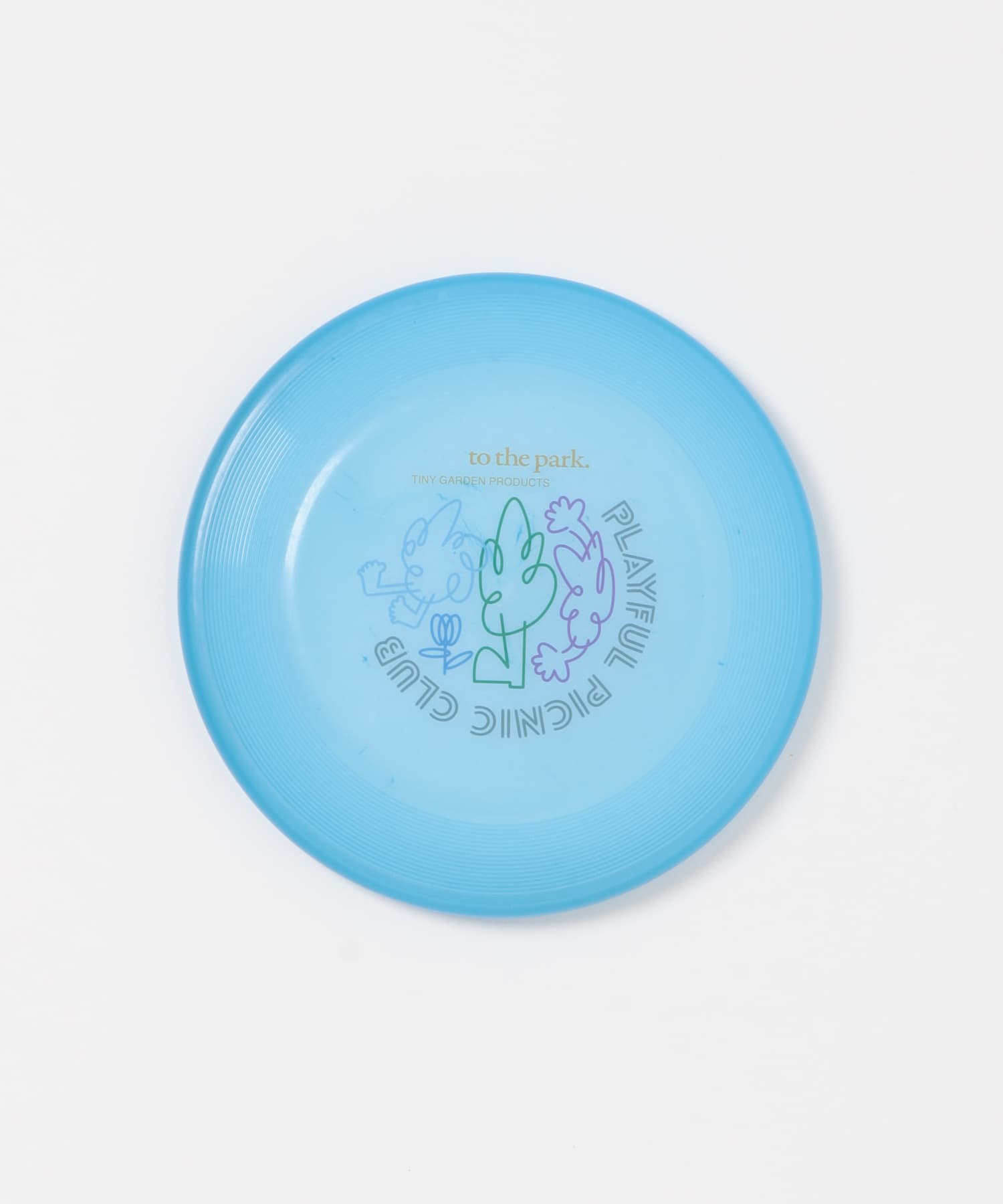 TINY GARDEN PRODUCTS　PPC フライングディスク BLUE one