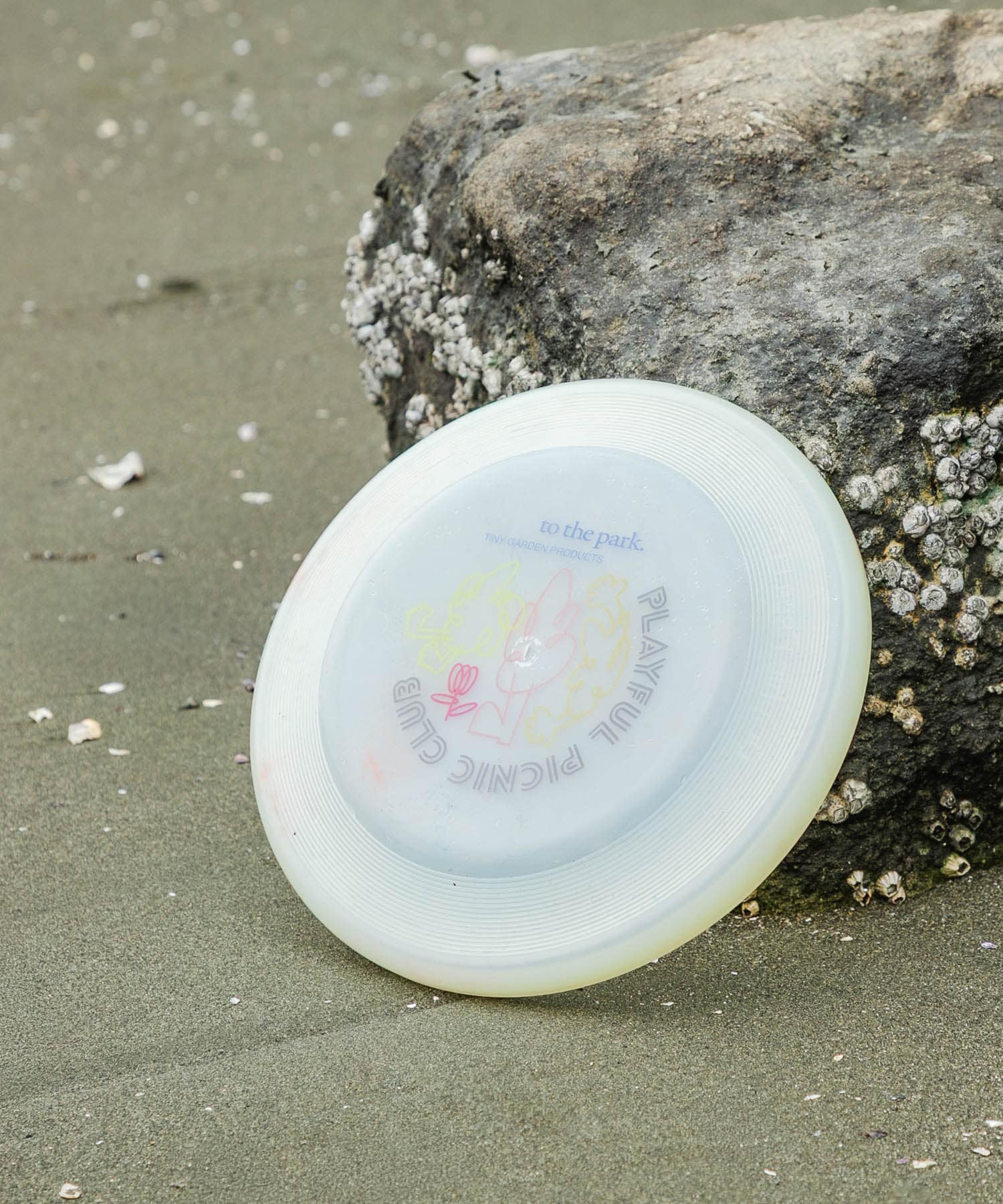 TINY GARDEN PRODUCTS　PPC フライングディスク IVORY one