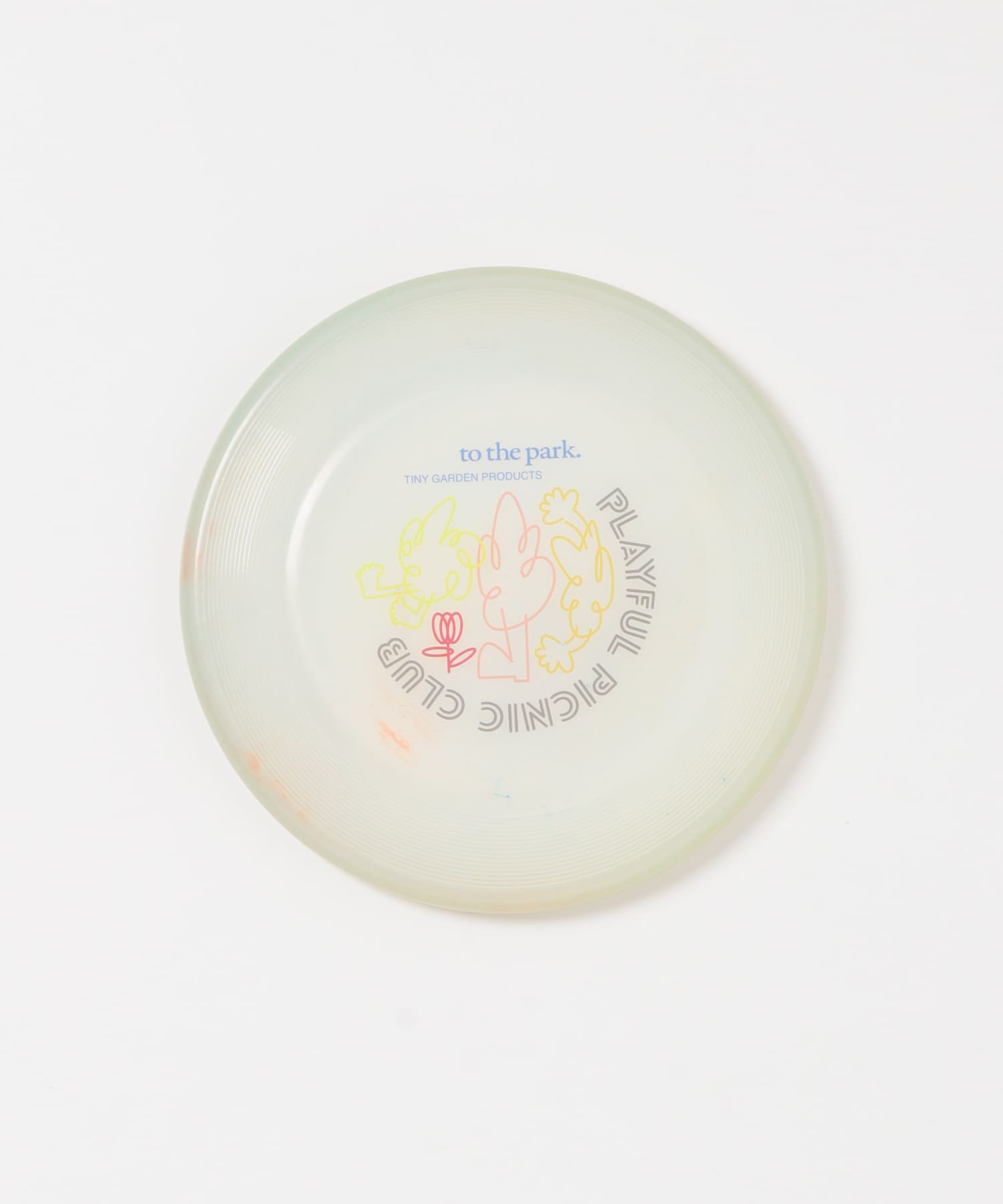 TINY GARDEN PRODUCTS　PPC フライングディスク IVORY one