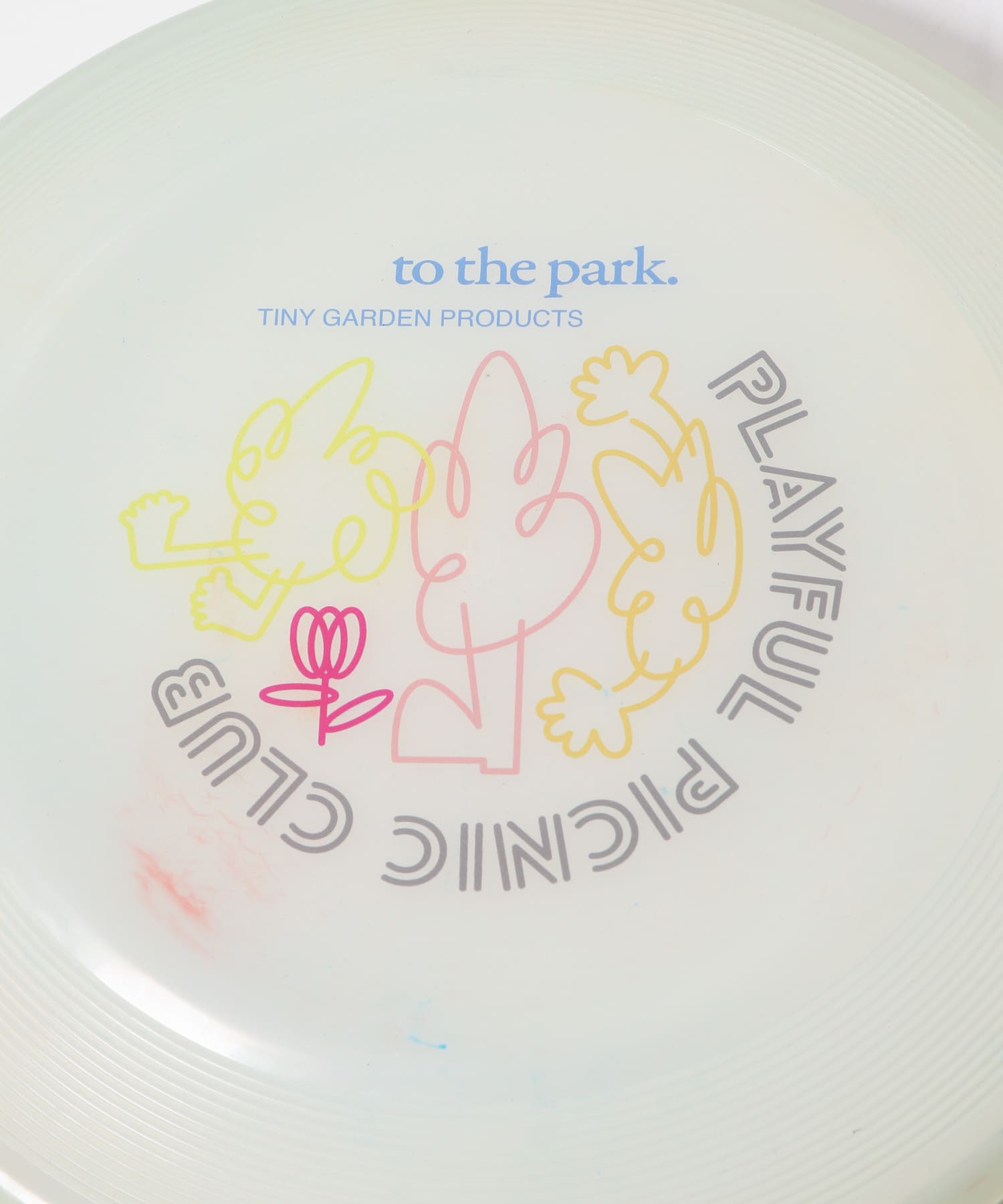 TINY GARDEN PRODUCTS　PPC フライングディスク IVORY one