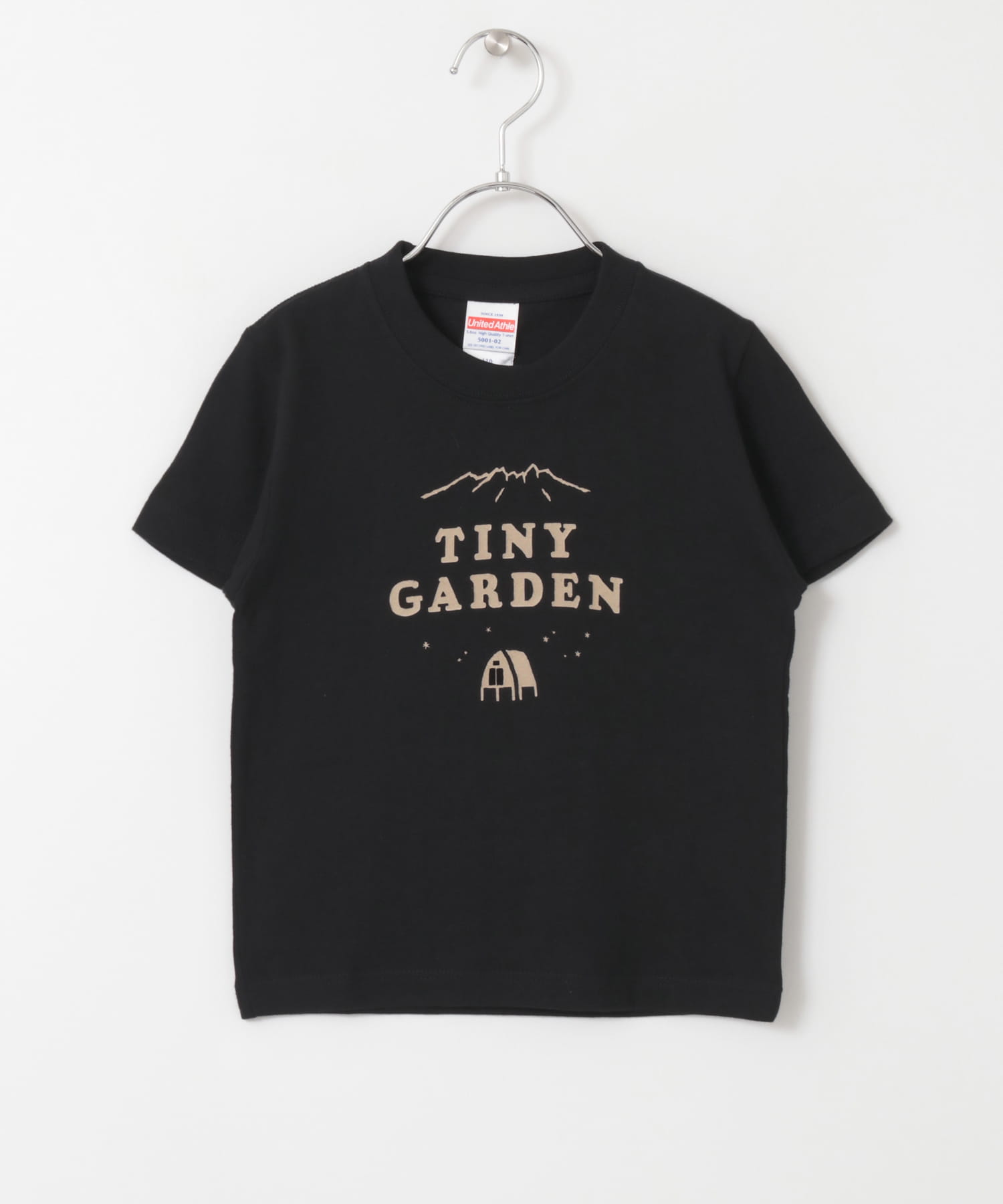 TINY GARDEN Tシャツ(KIDS) BLK/BEG 90