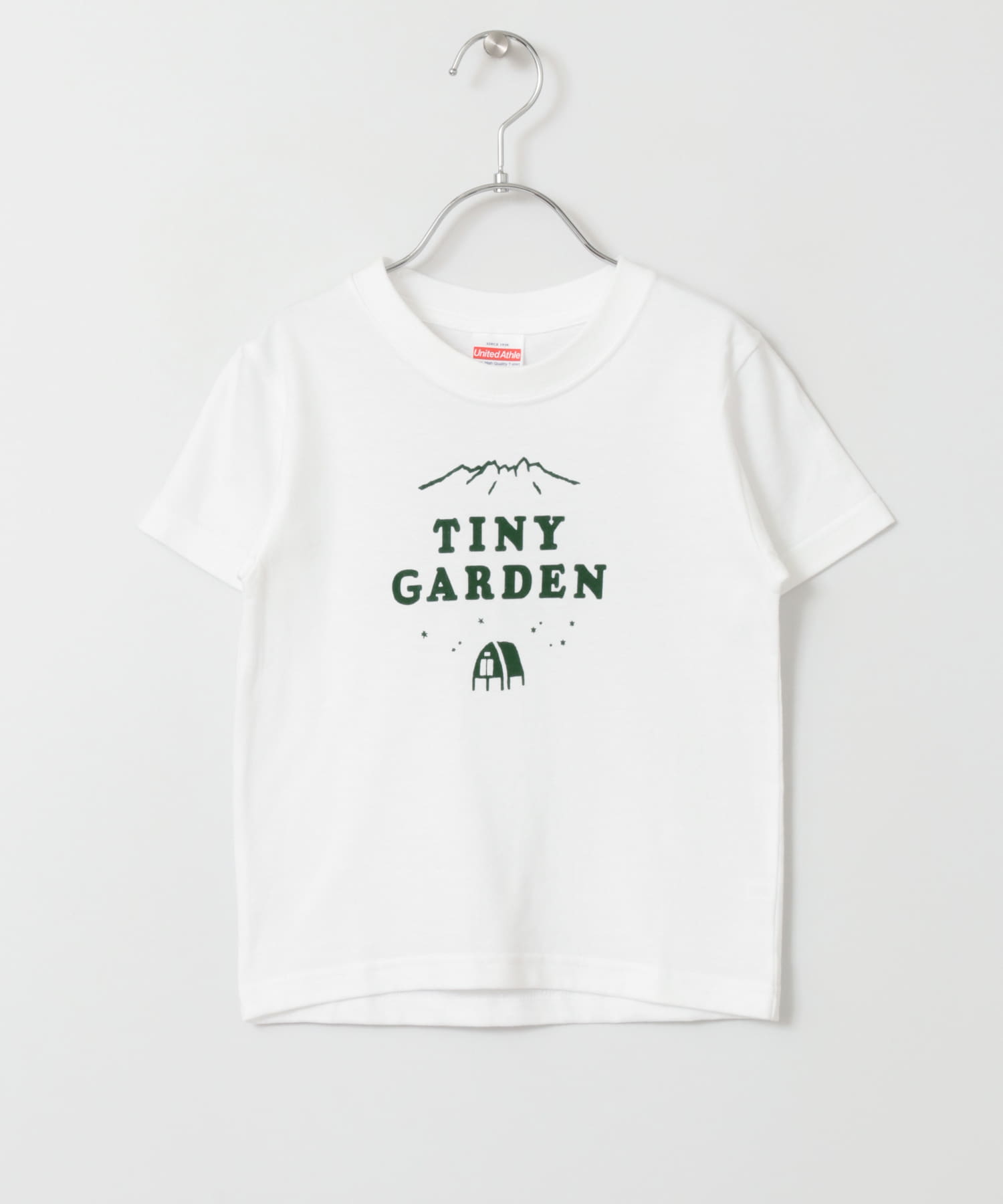 TINY GARDEN Tシャツ(KIDS) WHT/GRN 90