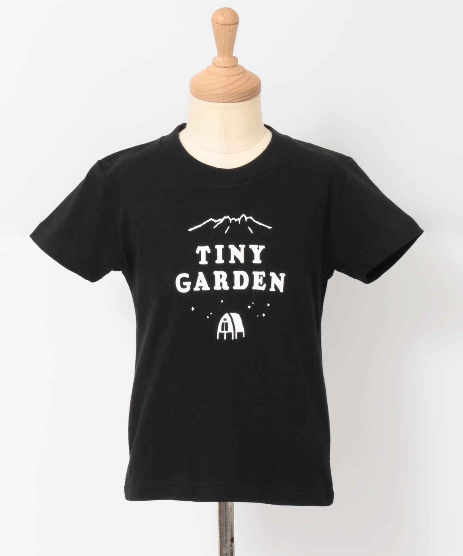 TINY GARDEN Tシャツ(KIDS) BLK/WHT 90