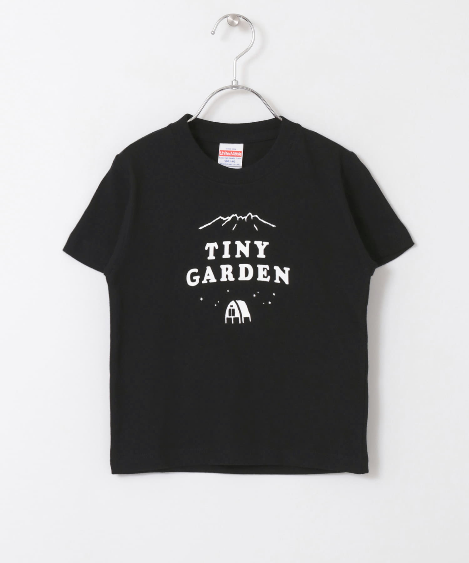 TINY GARDEN Tシャツ(KIDS) BLK/WHT 90