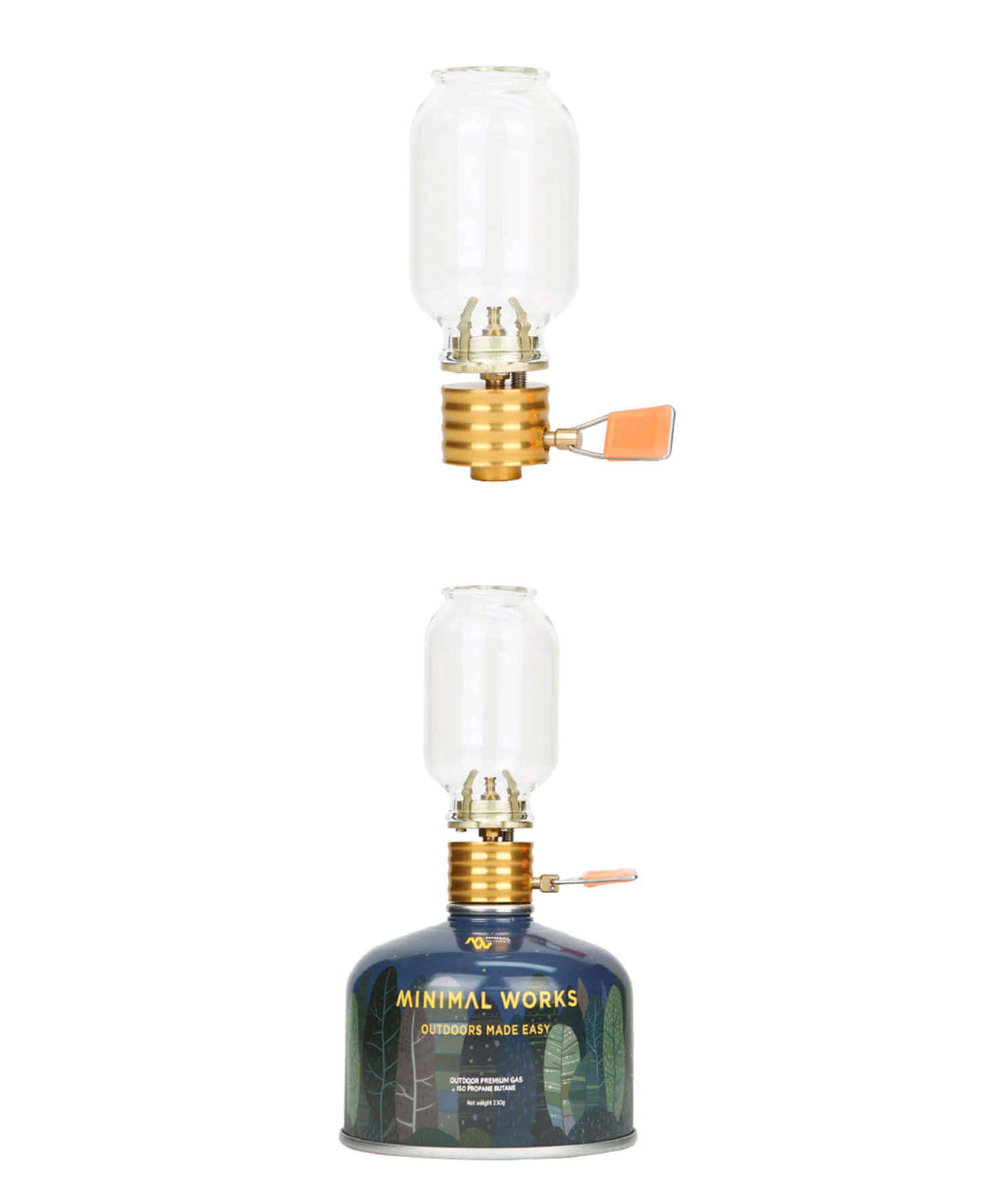 minimal works Edison Lantern(one クリア): キャンプ用品｜URBAN