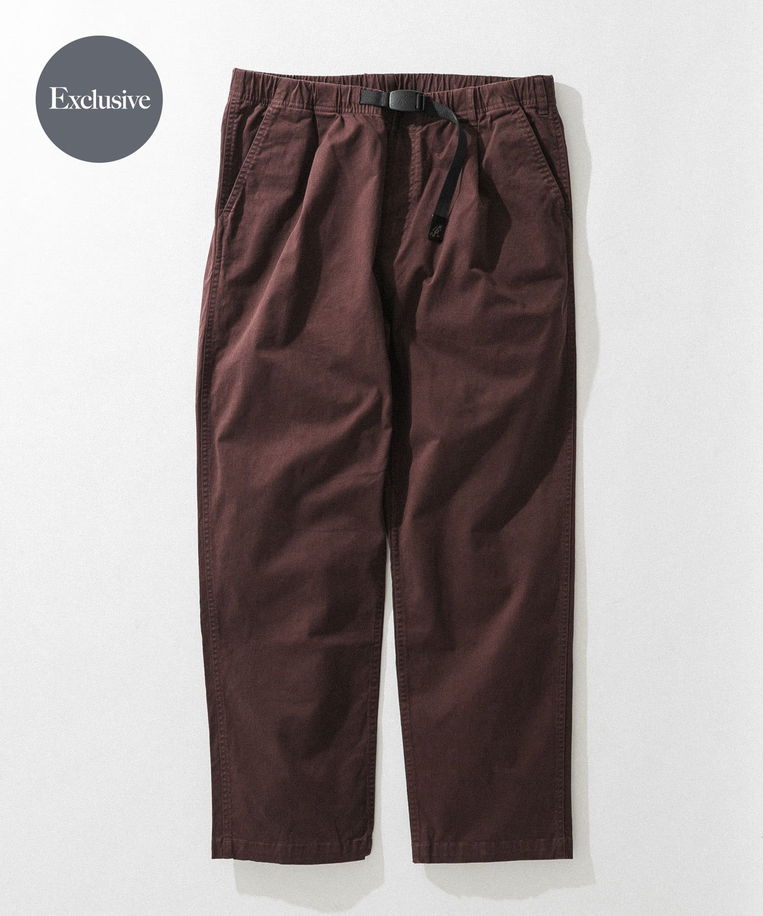 『別注』GRAMICCI　ストレッチツイルトラウザー BROWN S