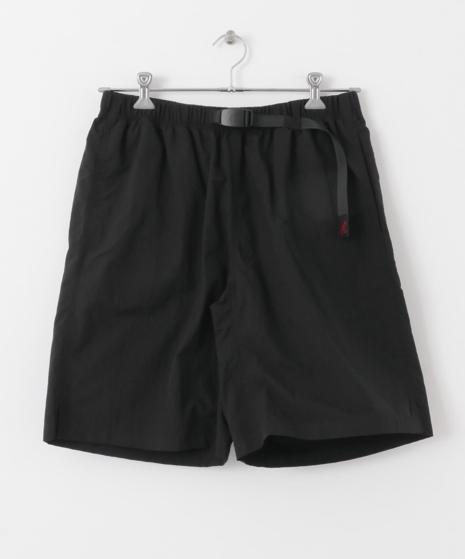 『撥水 / 別注』Gramicci　アクティブナイロンショーツ BLACK S