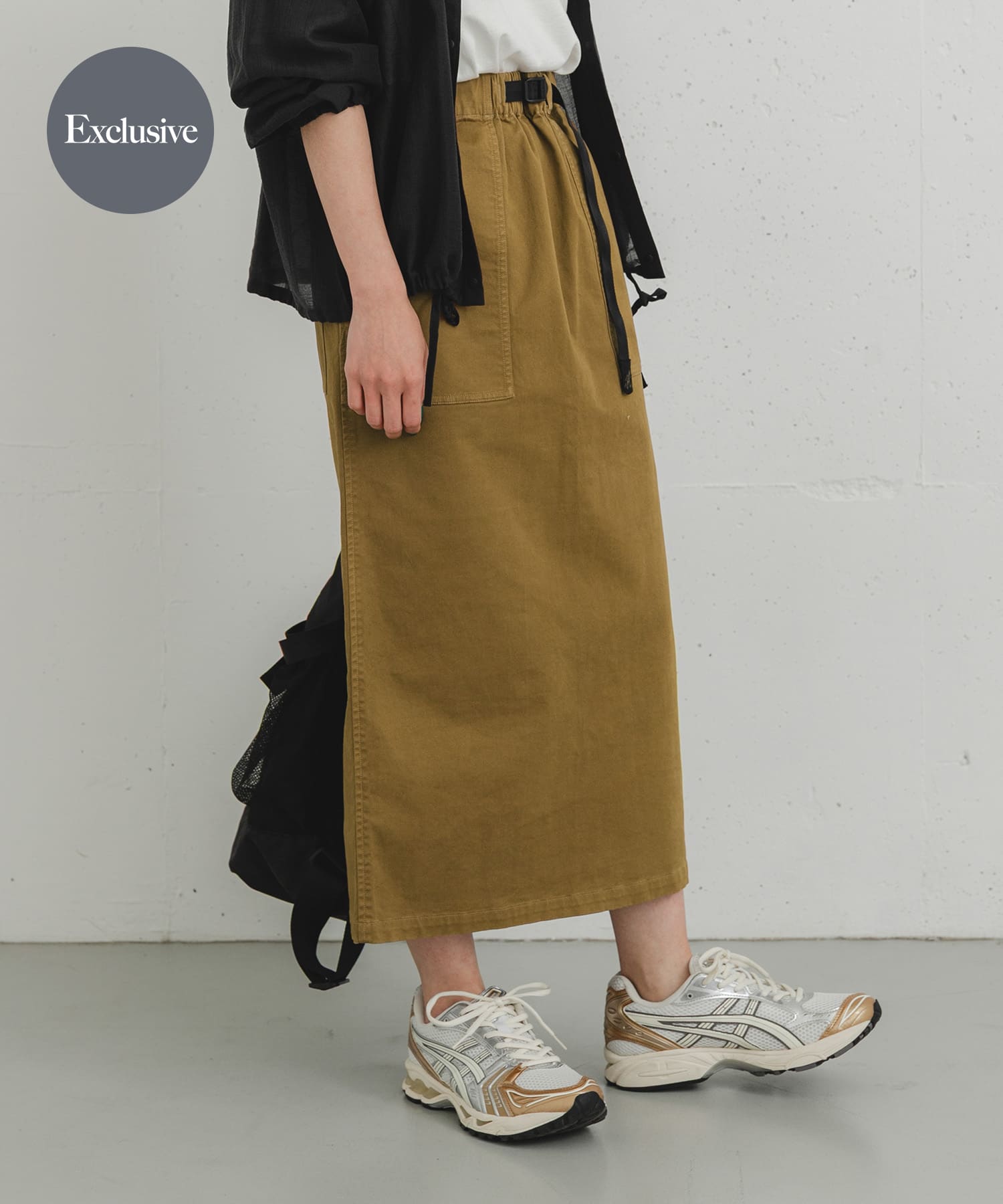 『別注』GRAMICCI　ストレッチツイルスカート