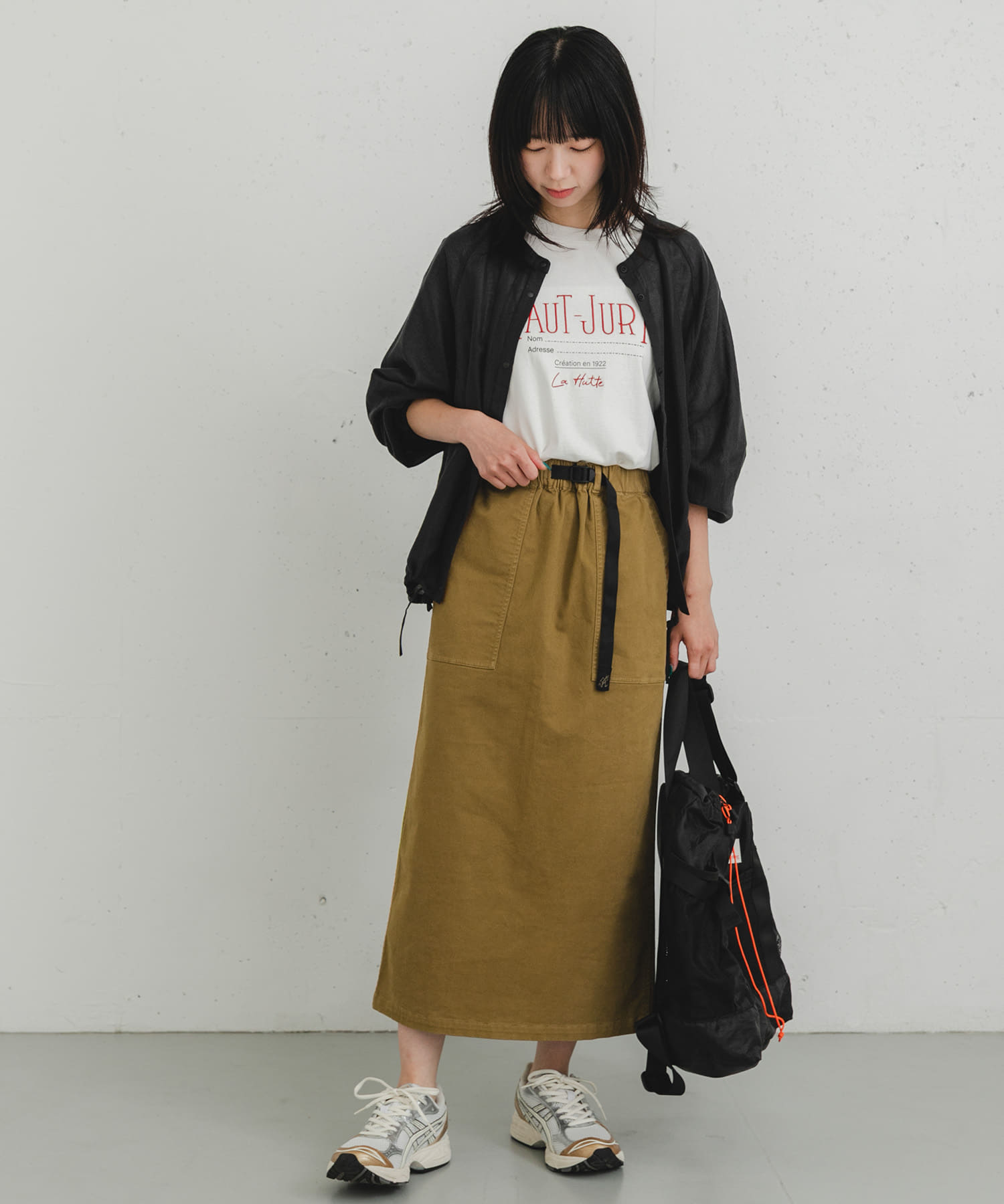 身長：161cm サイズ：one