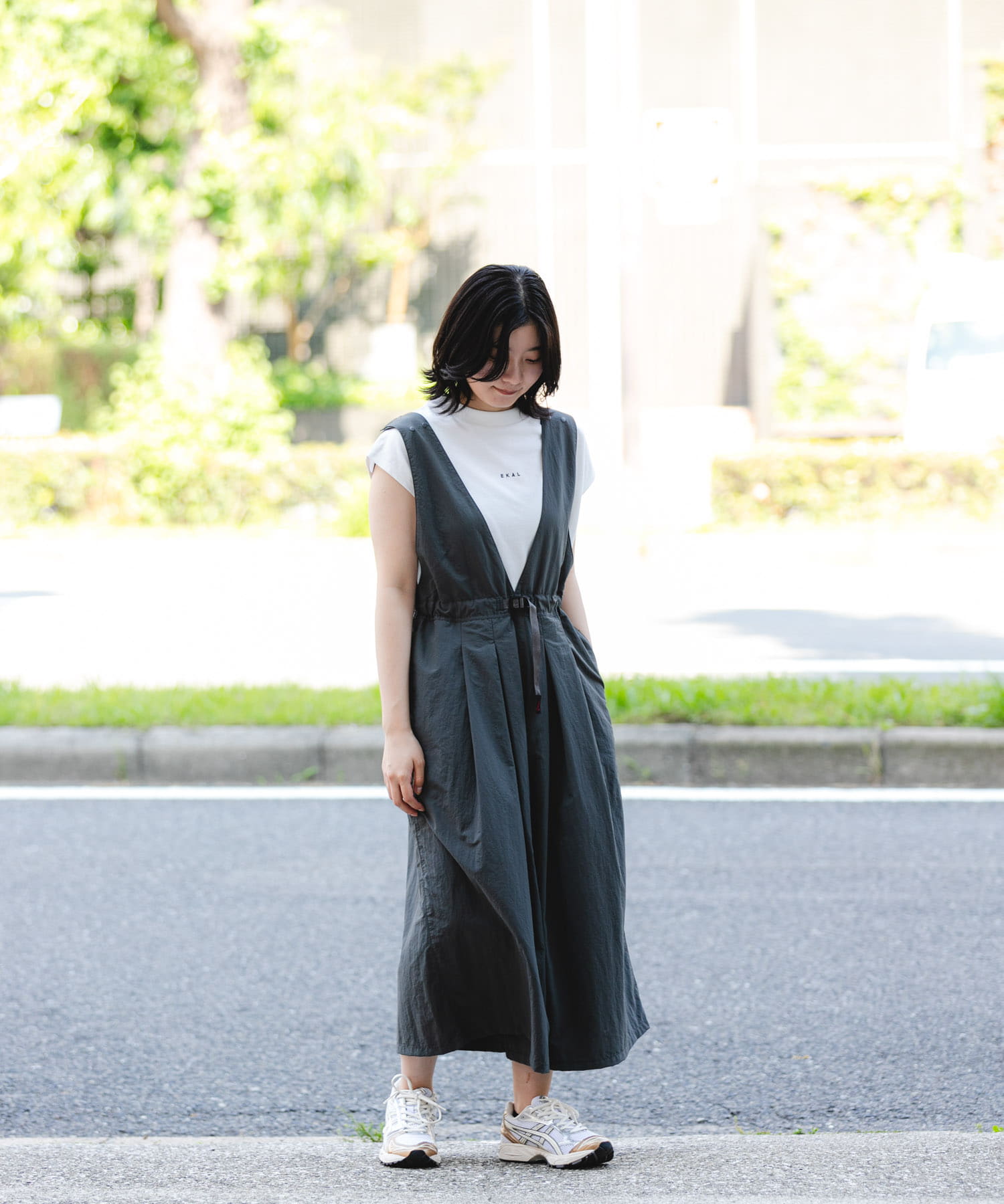 GRAMICCI×EKAL　 アクティブナイロンサロペット 別注』『撥水/2WAY仕様』Gramicci アクティブナイロンサロペット(one