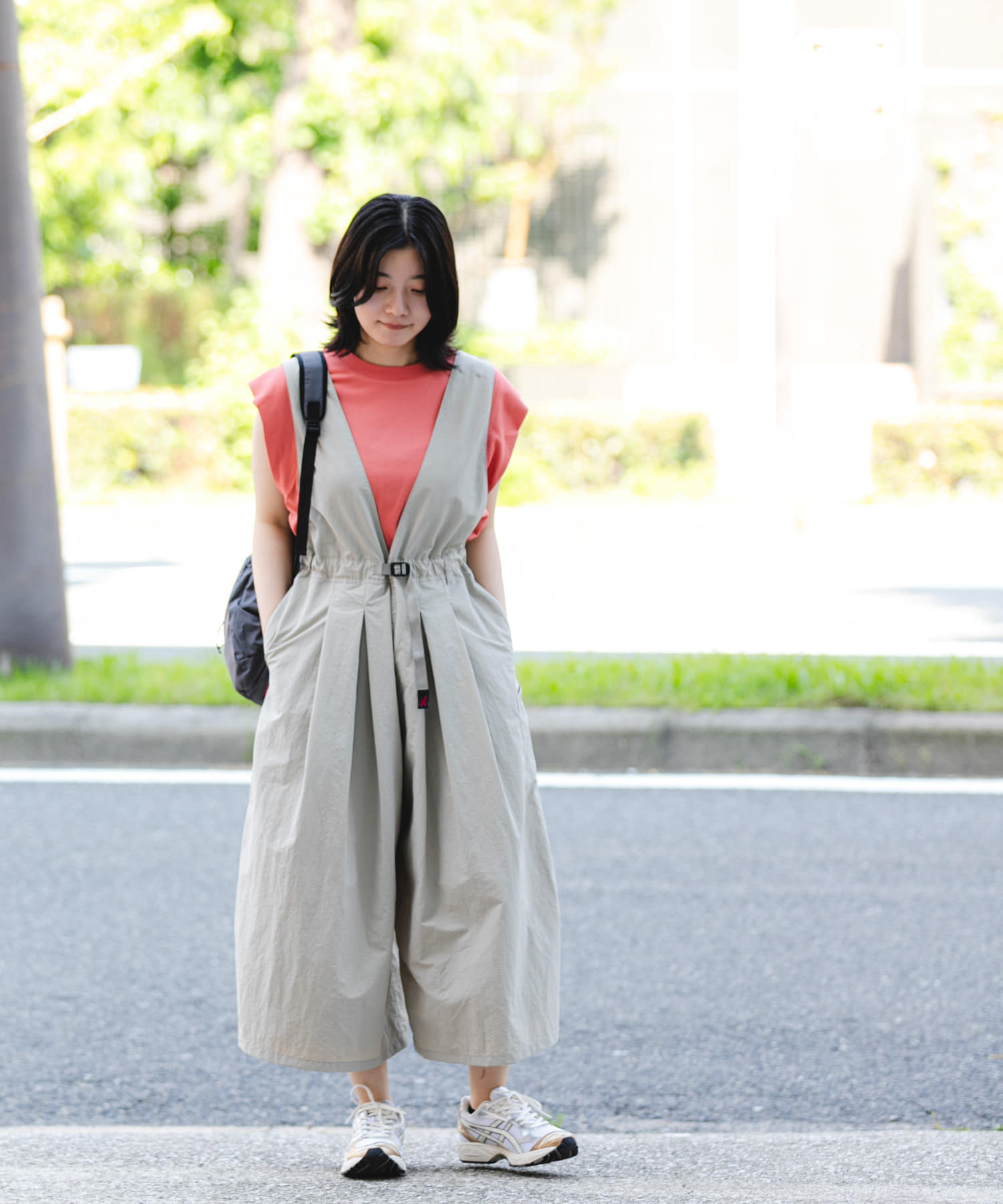 別注』『撥水/2WAY仕様』Gramicci アクティブナイロンサロペット(one