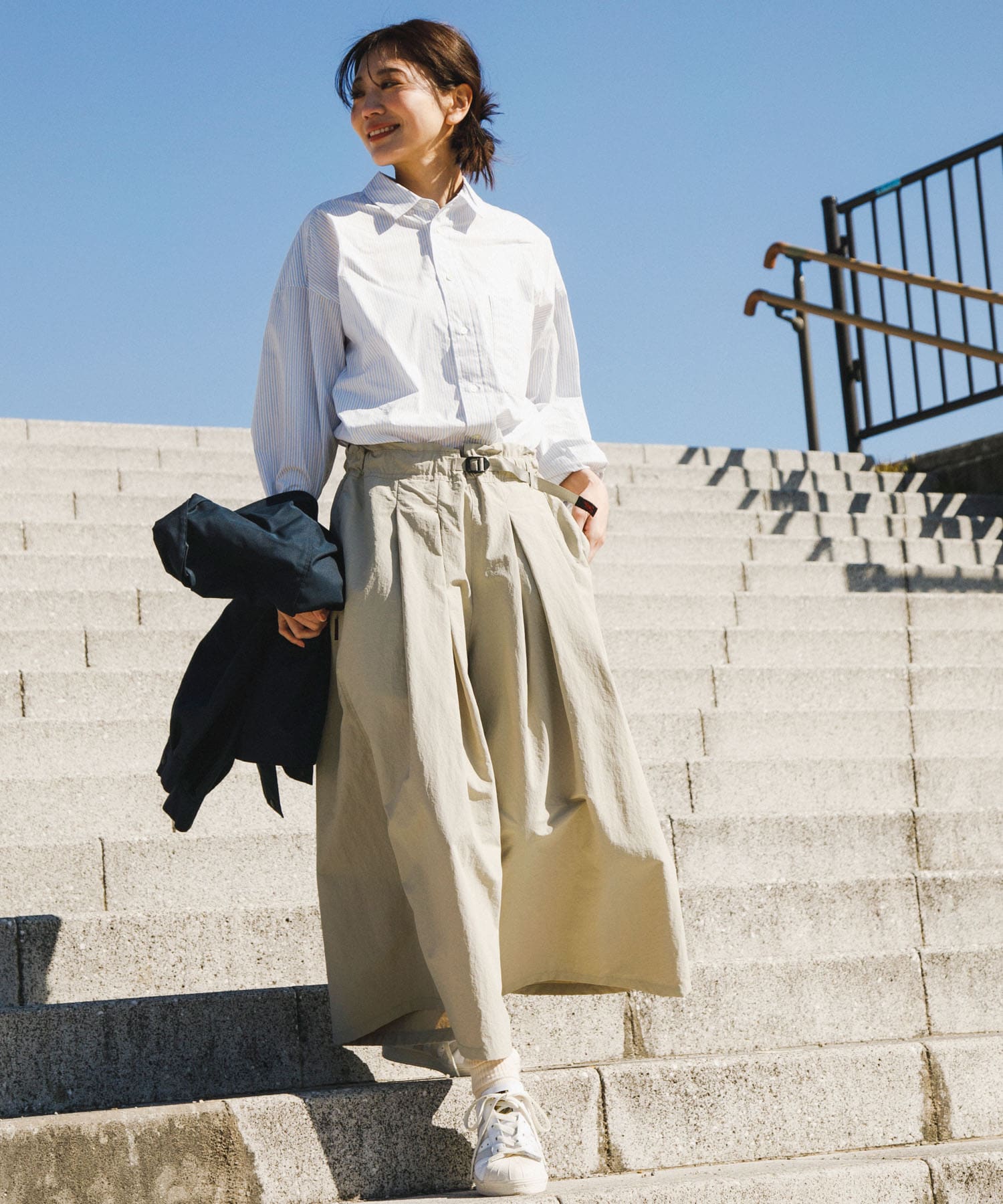 別注』『撥水/2WAY仕様』Gramicci アクティブナイロンサロペット(one