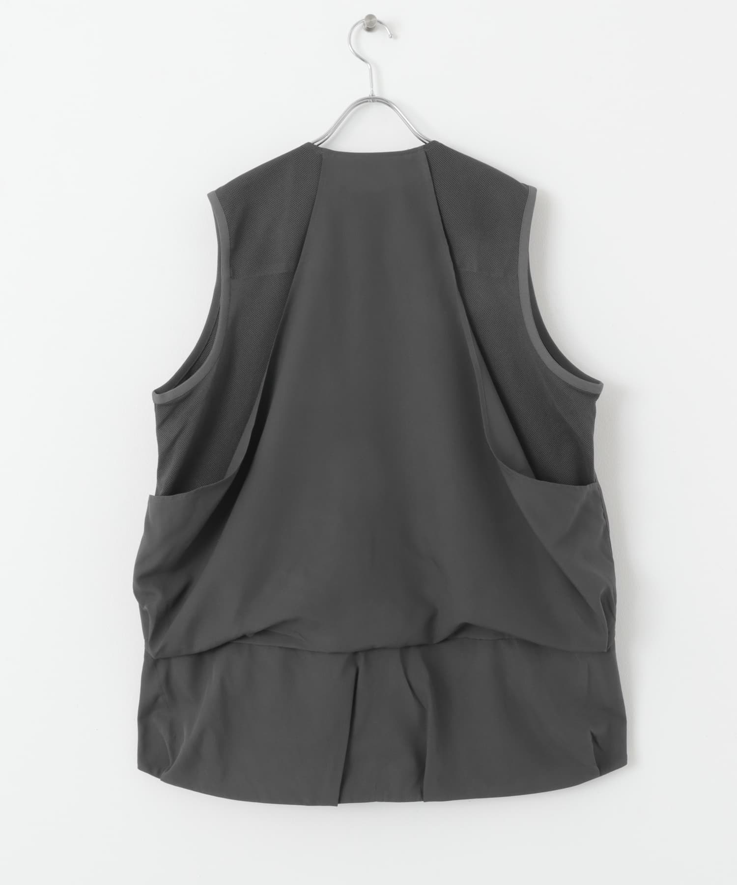 Snow Peak Apparel　Insect Shield Mesh Vest CHARCOAL M