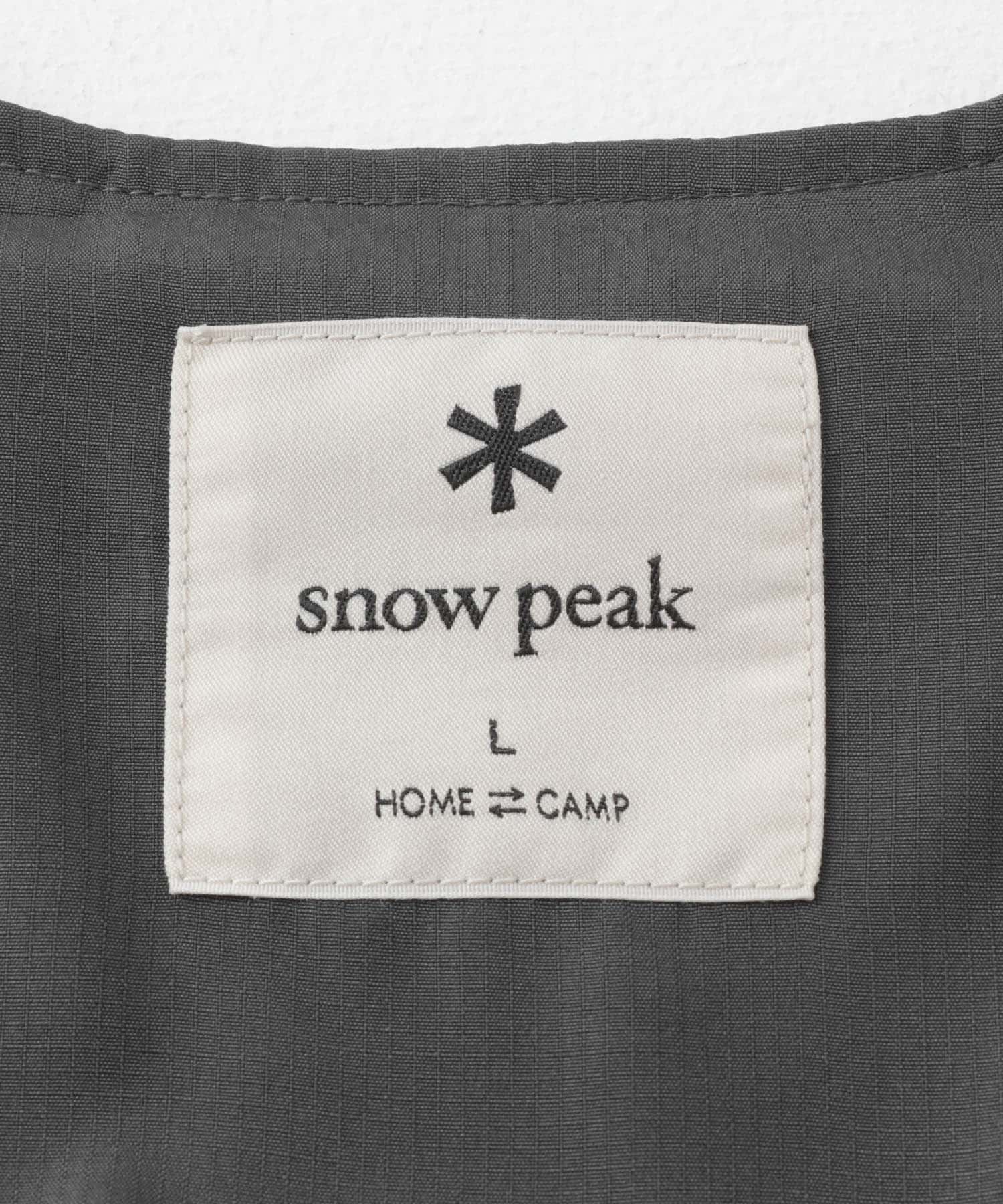 Snow Peak Apparel　Insect Shield Mesh Vest CHARCOAL M