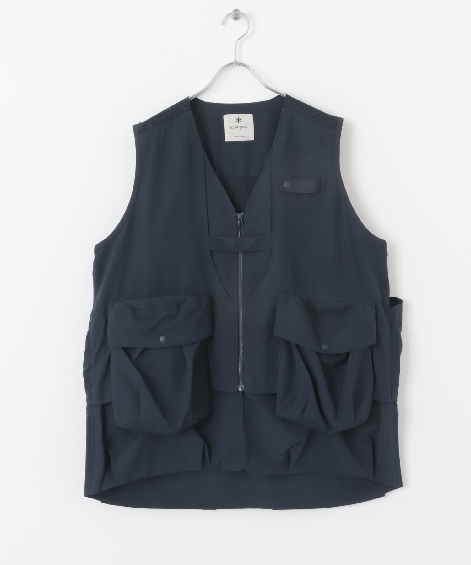Snow Peak Apparel　Insect Shield Mesh Vest NAVY M