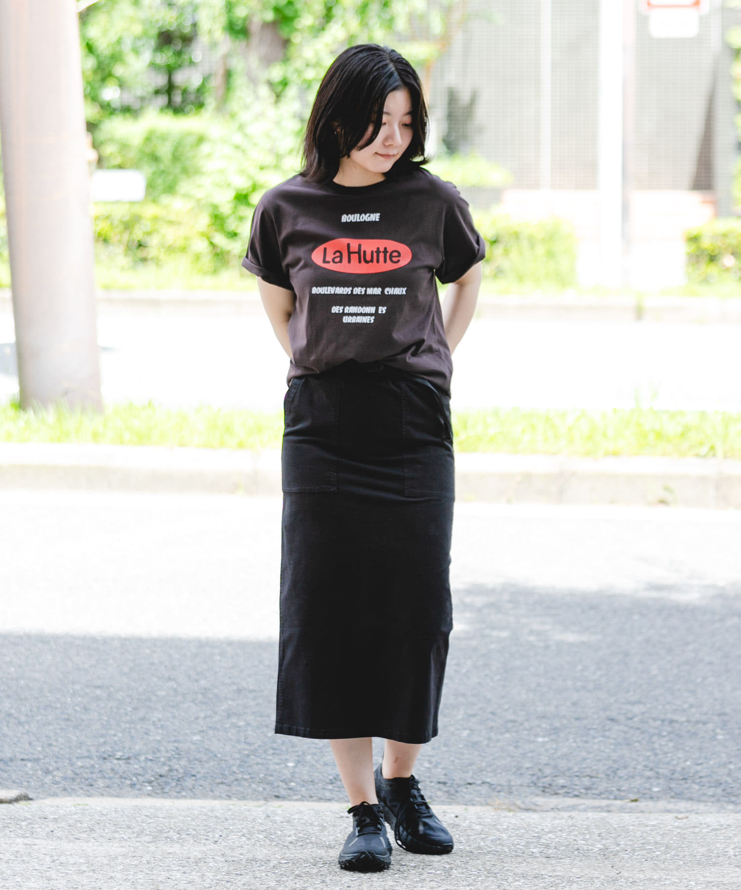 身長：169cm サイズ：one