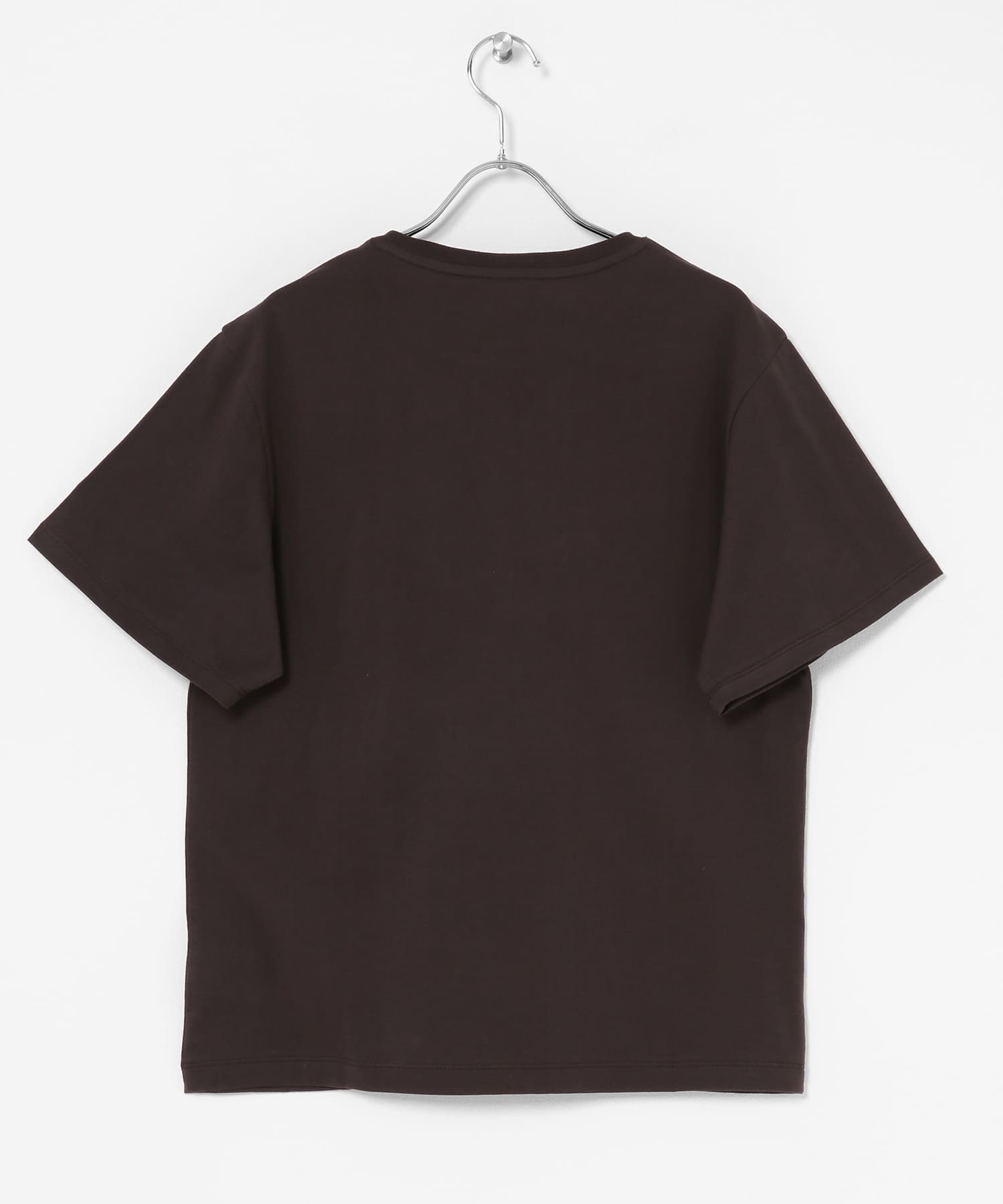 『別注』La Hutte×EKAL　ロゴデザインTシャツ ブラウン one