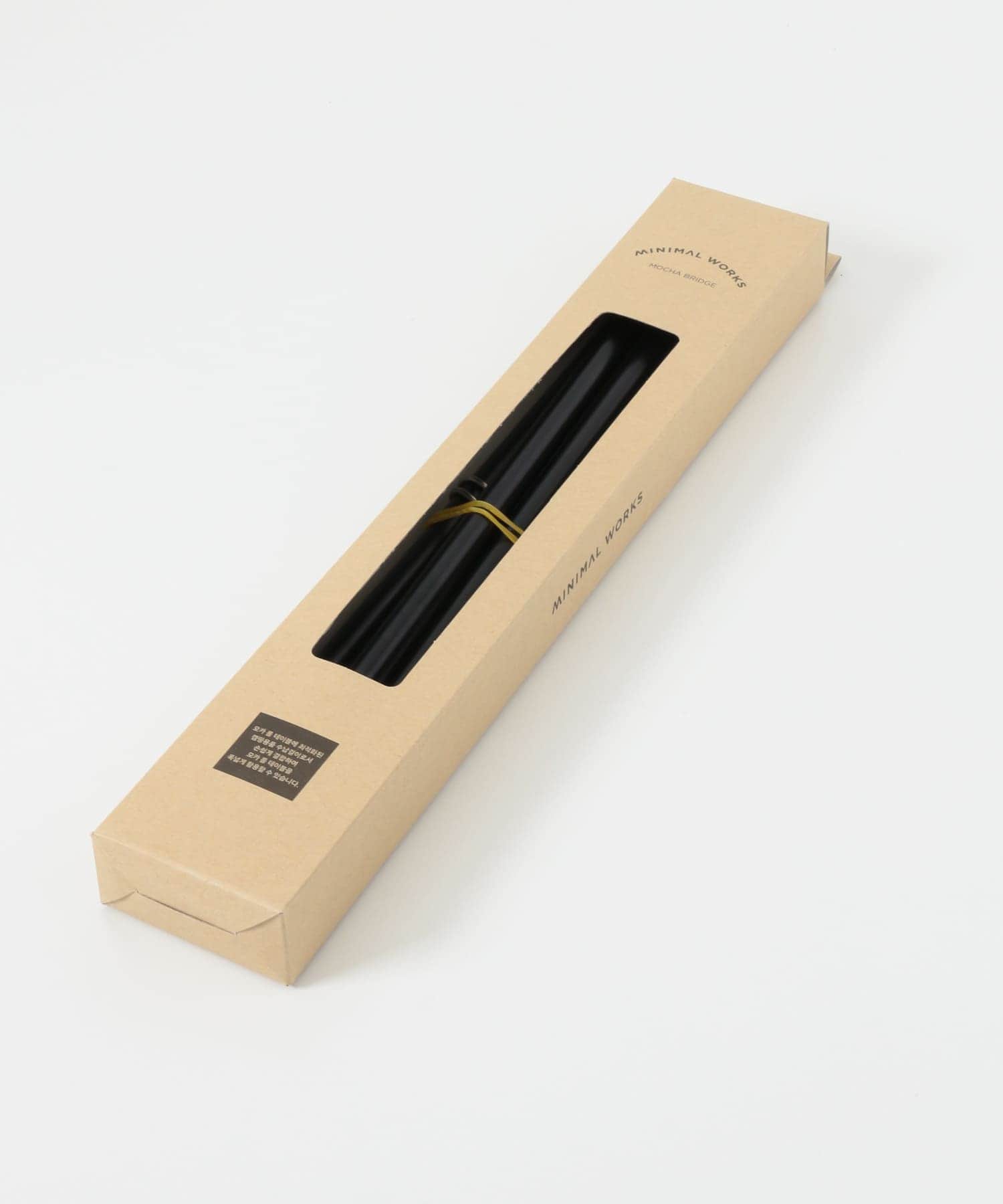 minimal works　MOCHA R-TABLE BRIDGE BLACK one