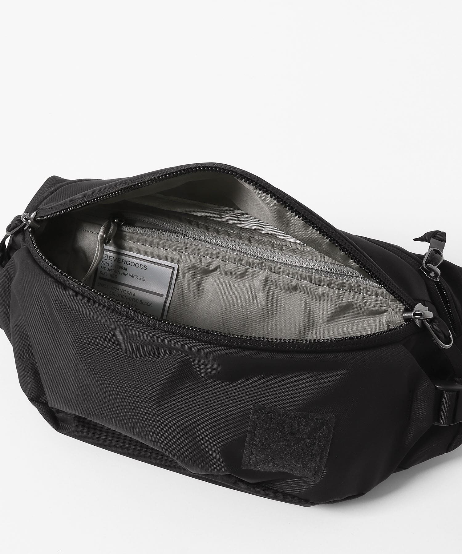 EVERGOODS　MOUNTAIN HIP PACK 3.5L Black one