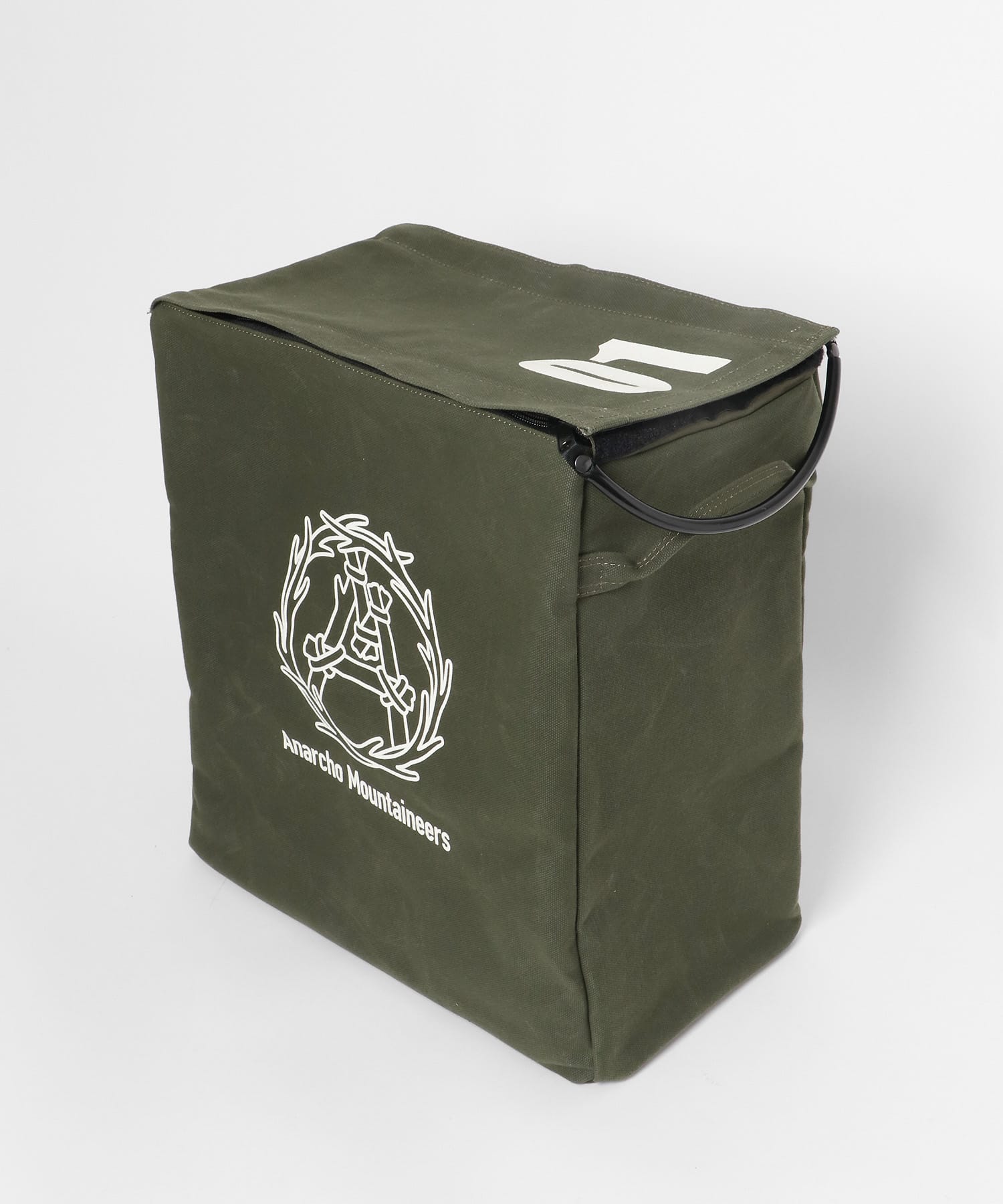 mountain research 1/2 Container(one KHAKI 01): キャンプ用品