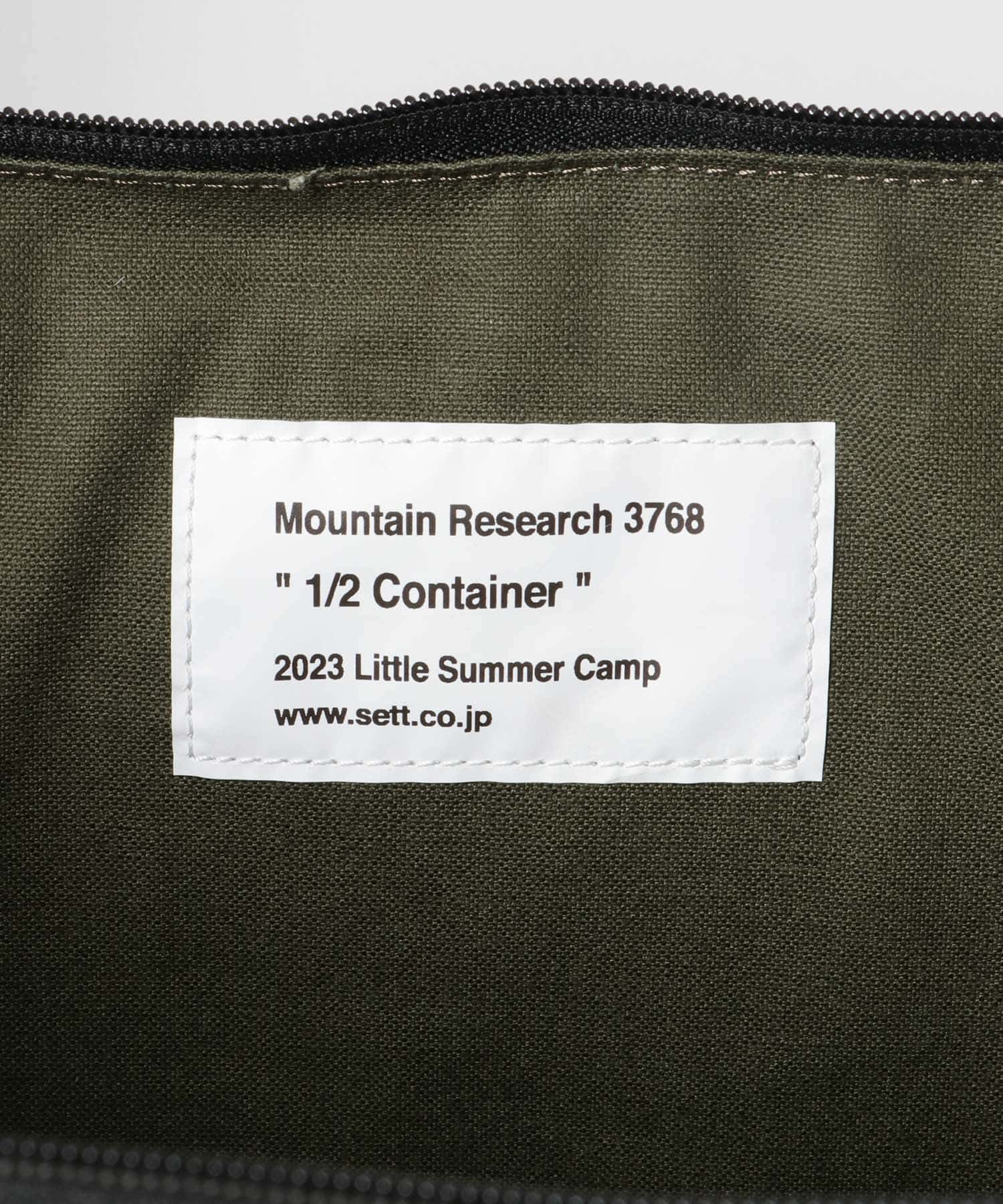 mountain research　1/2 Container KHAKI 01 one
