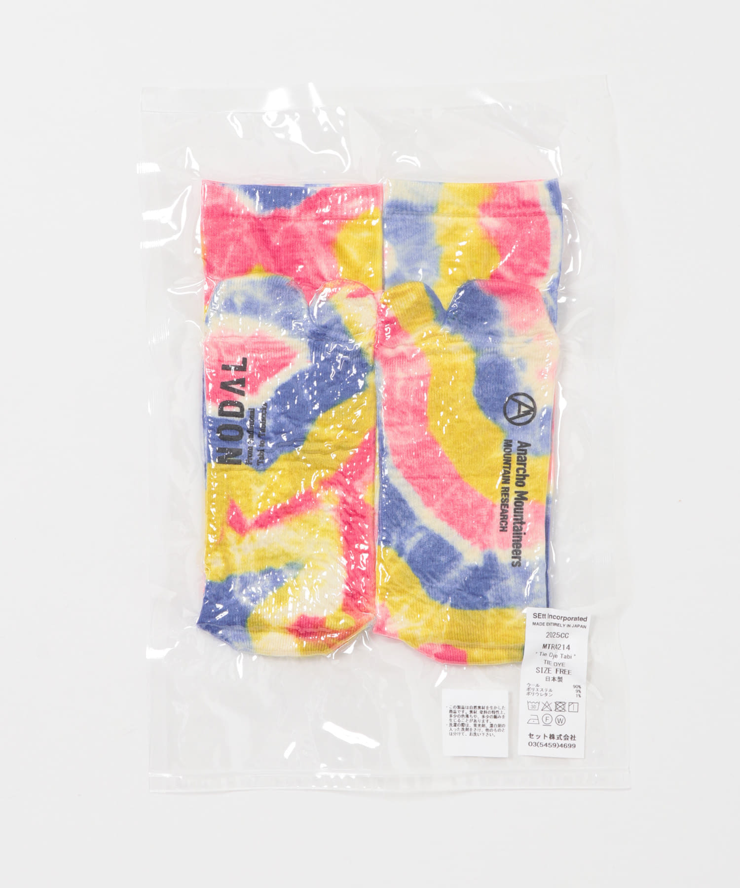 mountain research　Tie Dye Tabi Tie Dye one
