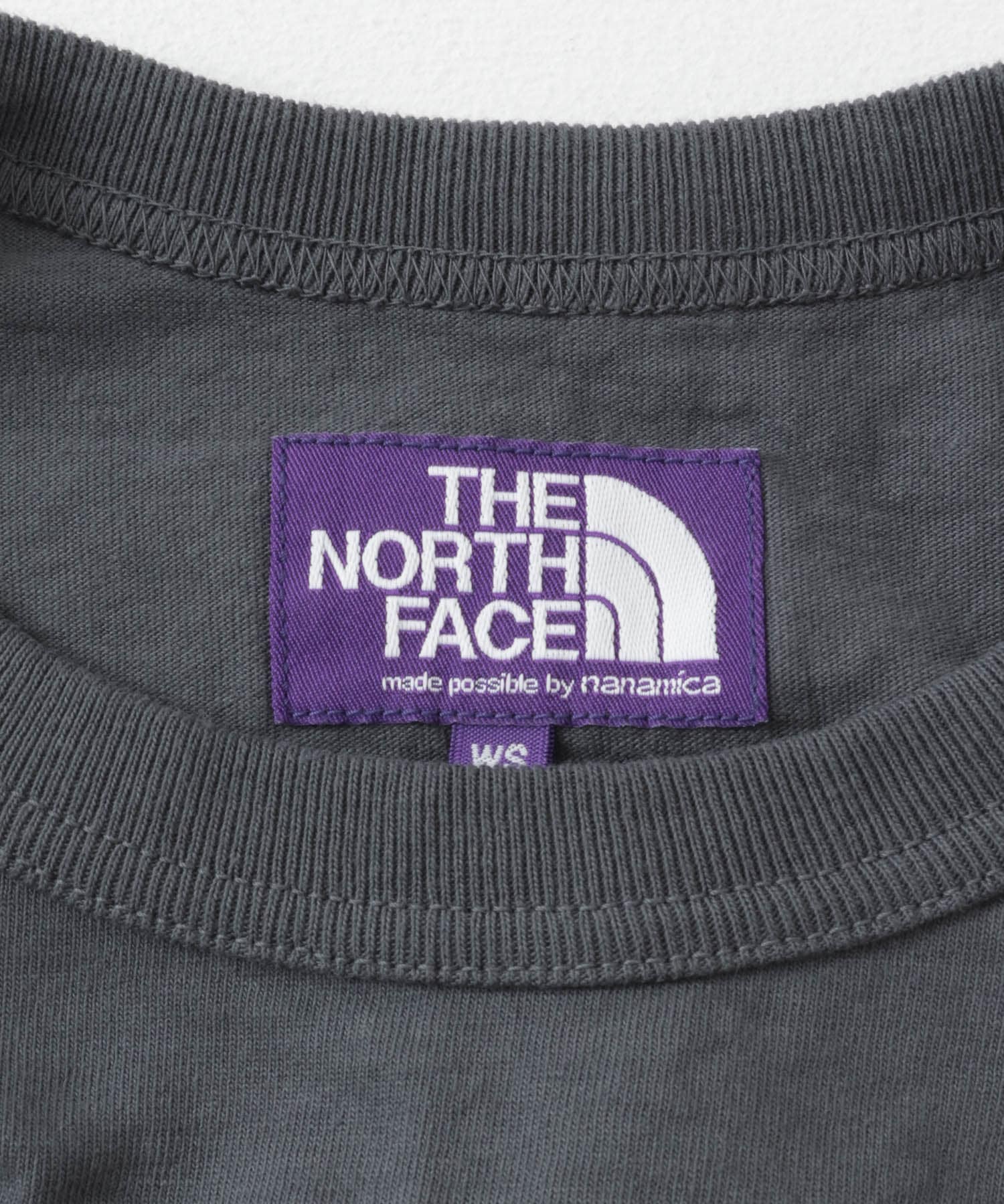 THE NORTH FACE PURPLE LABEL　7oz Pocket T-shirts AGray Off S