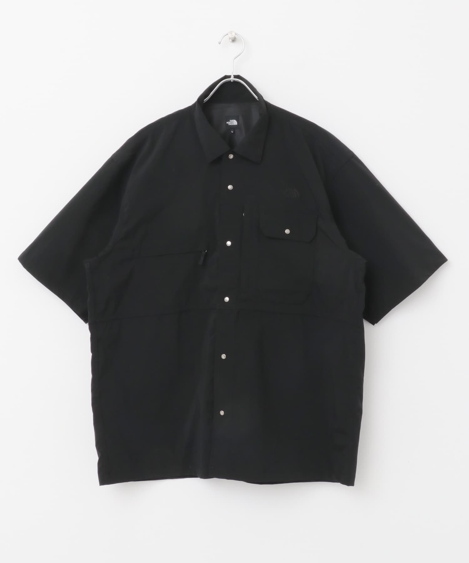 THE NORTH FACE / S/S TRIP FIELD SHIRT/S/ポリエステル/BLK/黒// THE NORTH FACE Short-Sleeve Trip Field Shirts(M TG): トップス